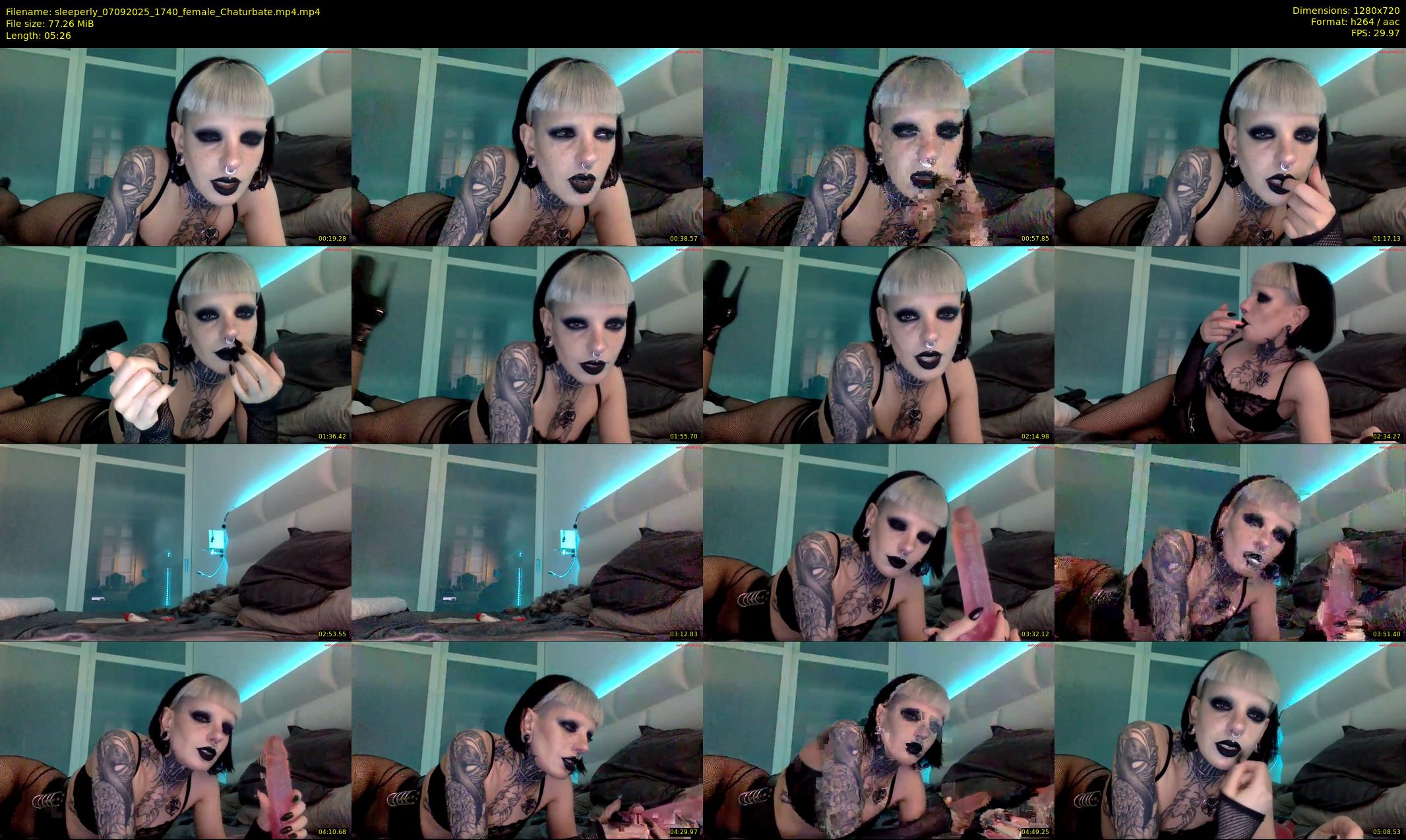 sleeperly — 6 minute Chaturbate female cam show recording, 720p, Sep 7, 2025