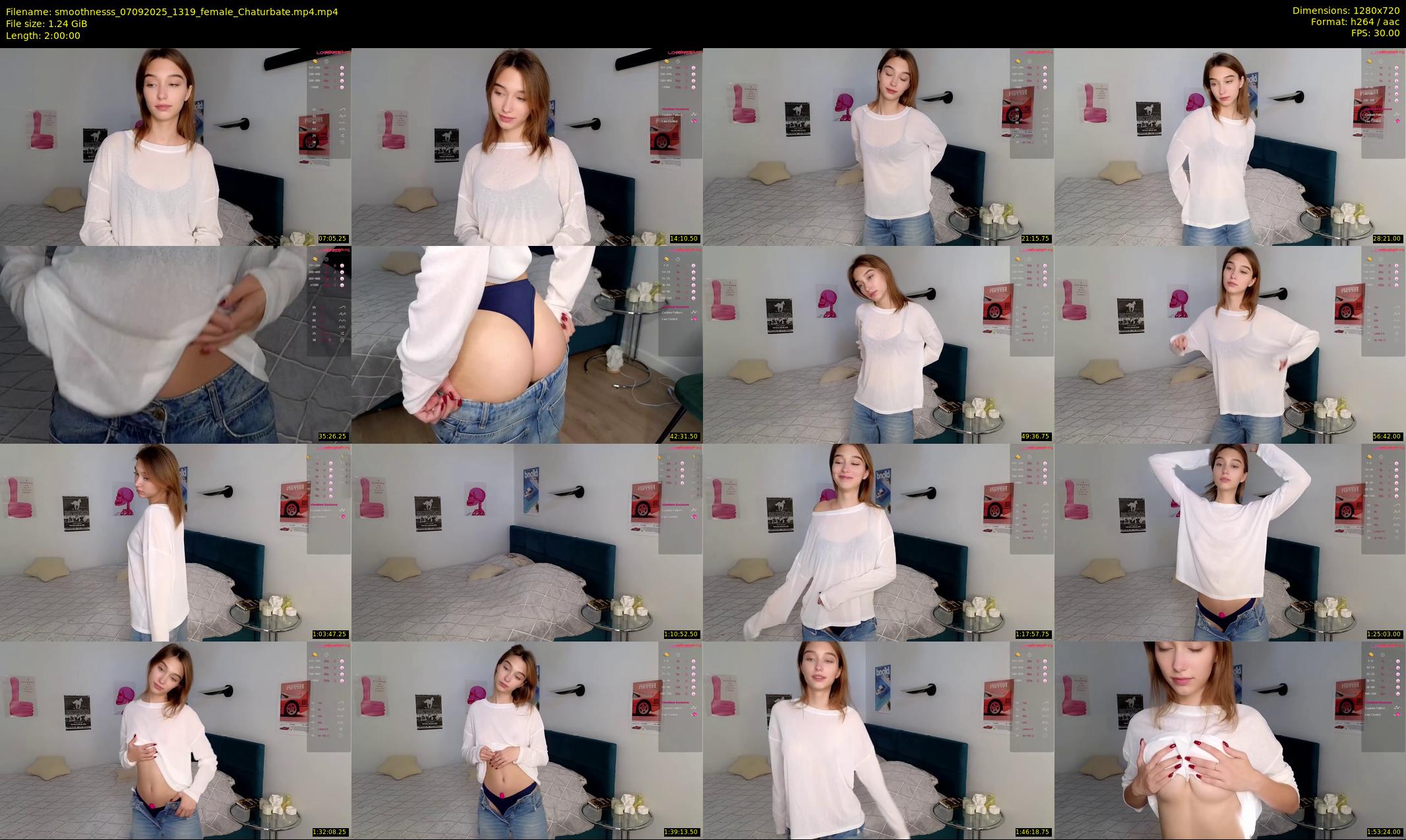 smoothnesss — 120 minute Chaturbate female cam show recording, 720p, Sep 7, 2025