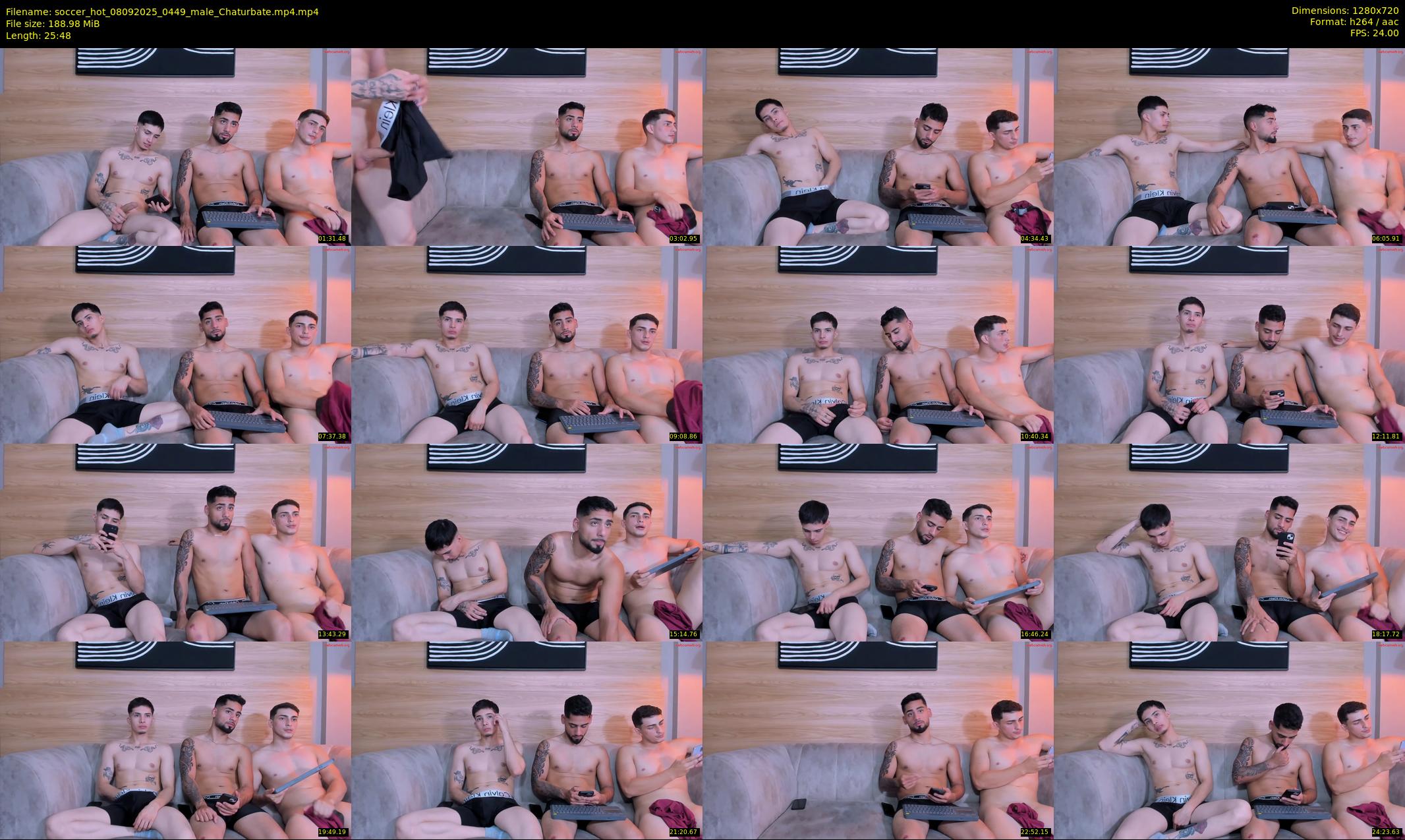 soccer_hot — 26 minute Chaturbate male cam show recording, 720p, Sep 8, 2025