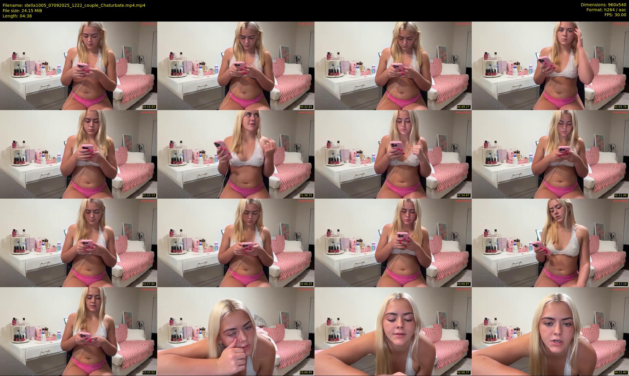 stella1005 — 5 minute Chaturbate female cam show recording, 480p, Sep 7, 2025