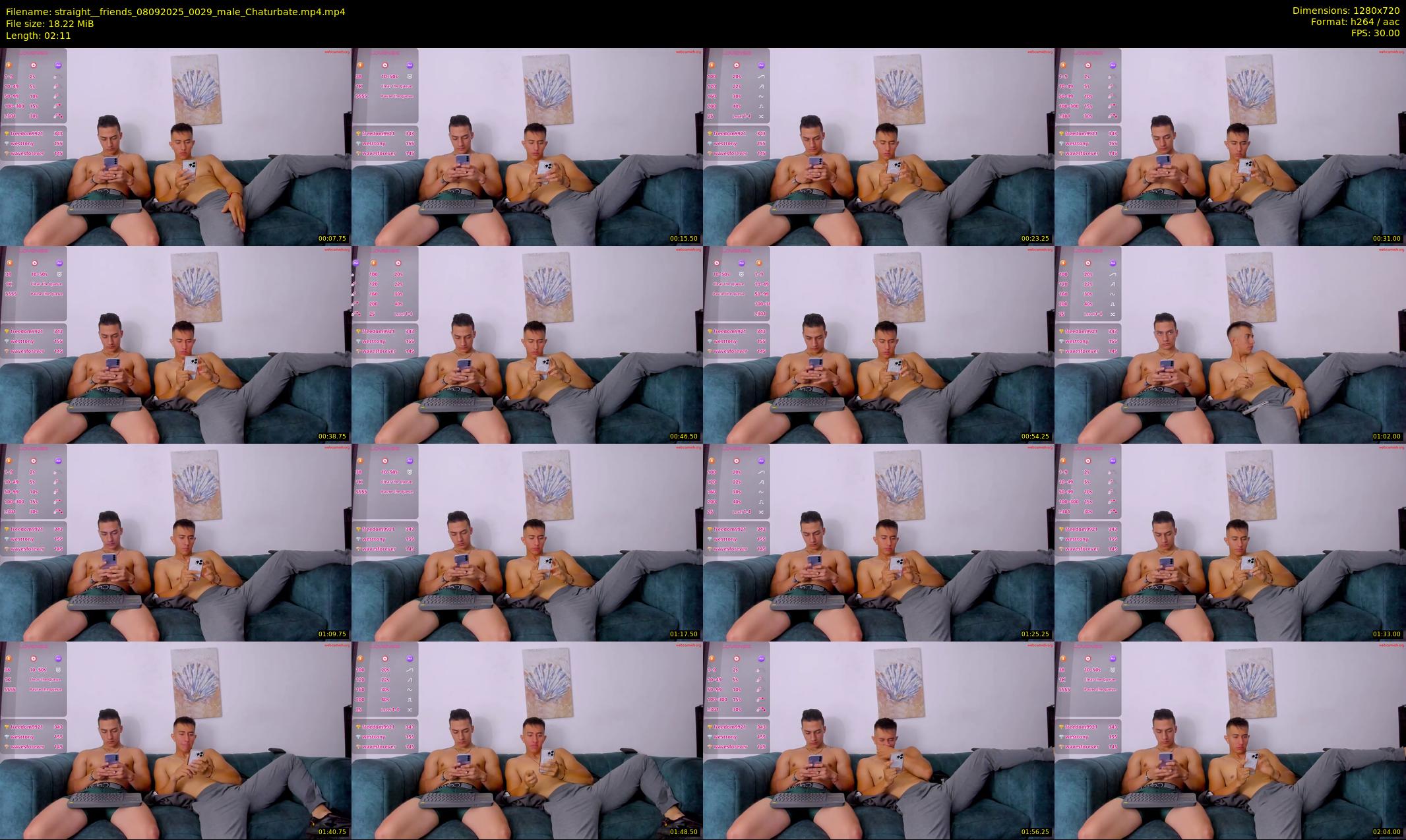 straight__friends — 3 minute Chaturbate male cam show recording, 720p, Sep 8, 2025