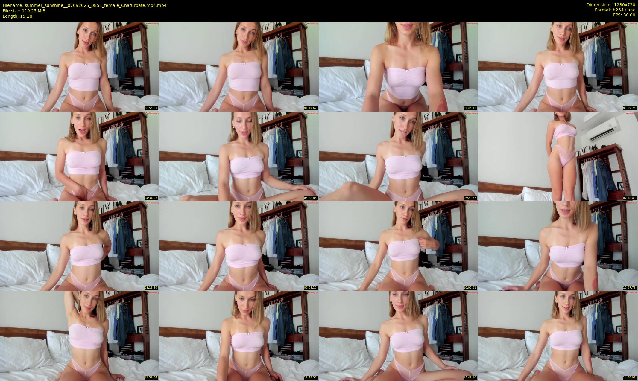summer_sunshine_ — 16 minute Chaturbate female cam show recording, 720p, Sep 7, 2025