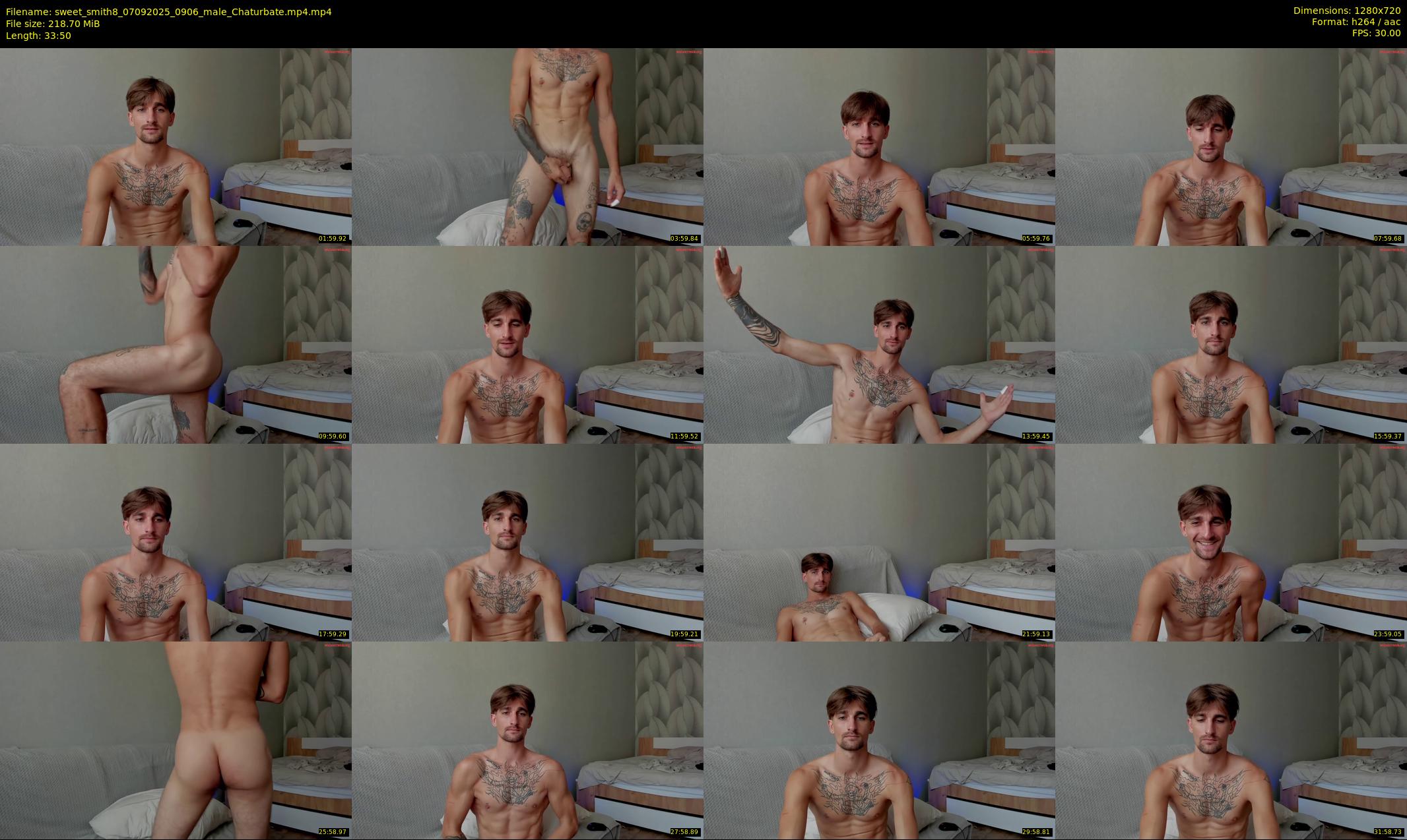 sweet_smith8 — 34 minute Chaturbate male cam show recording, 720p, Sep 7, 2025