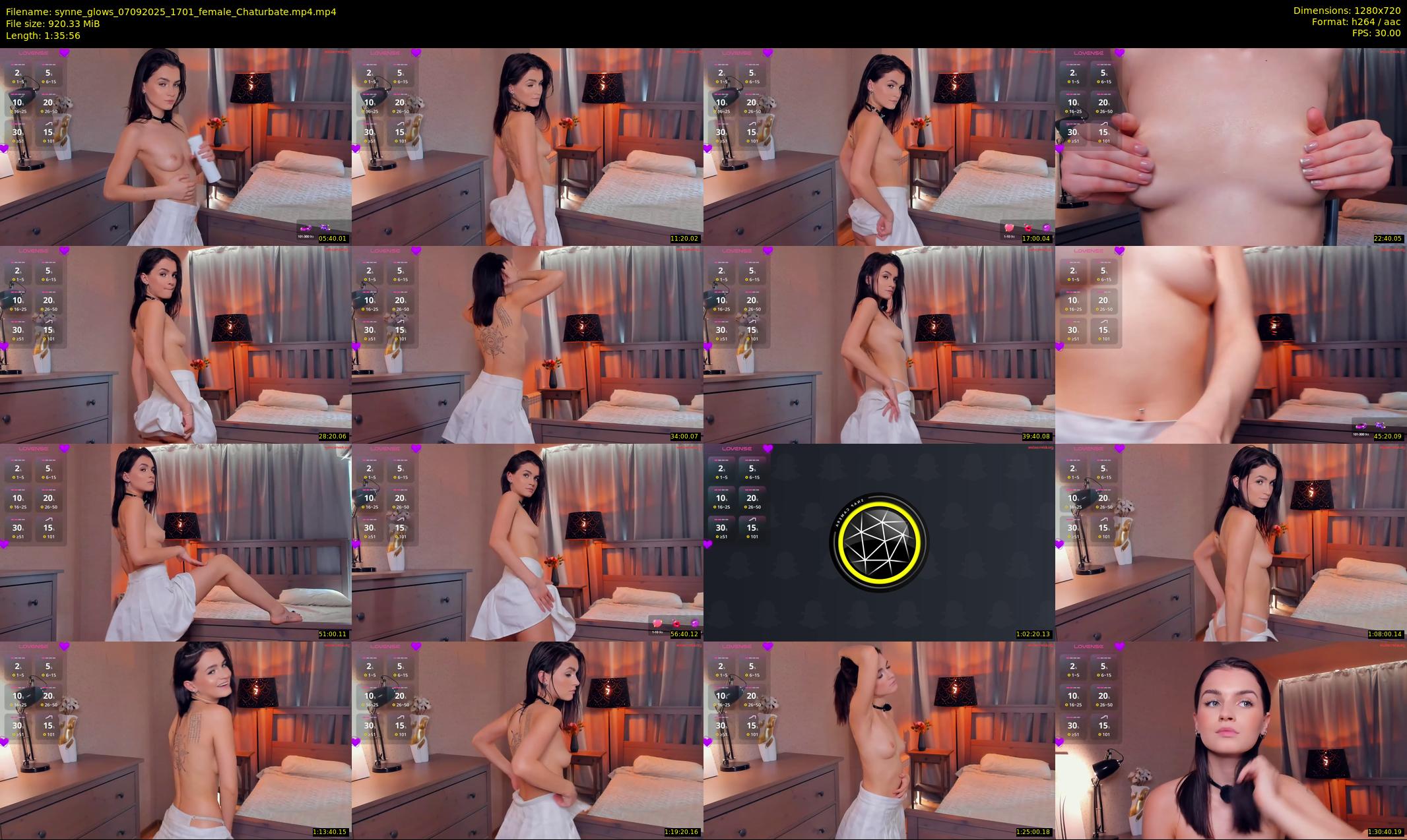 synne_glows — 96 minute Chaturbate female cam show recording, 720p, Sep 7, 2025