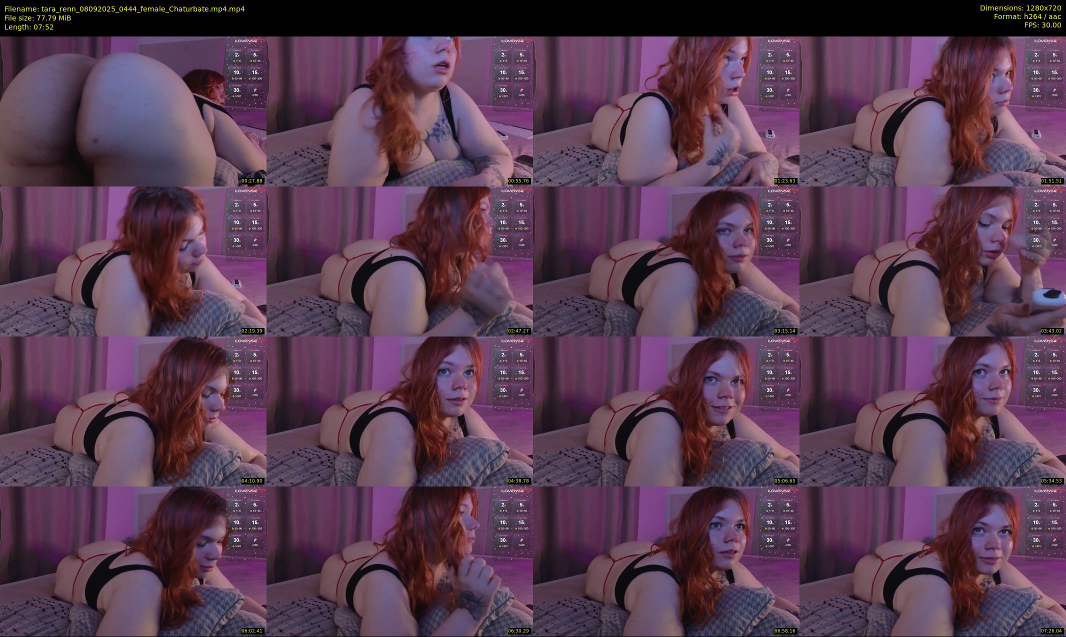 tara_renn — 8 minute Chaturbate female cam show recording, 720p, Sep 8, 2025