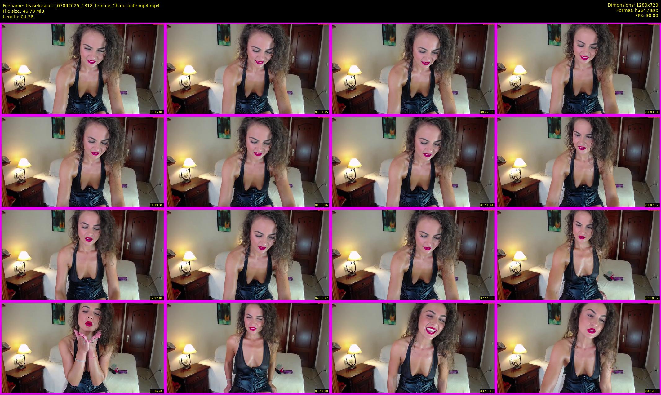 teaselizsquirt — 5 minute Chaturbate female cam show recording, 720p, Sep 7, 2025