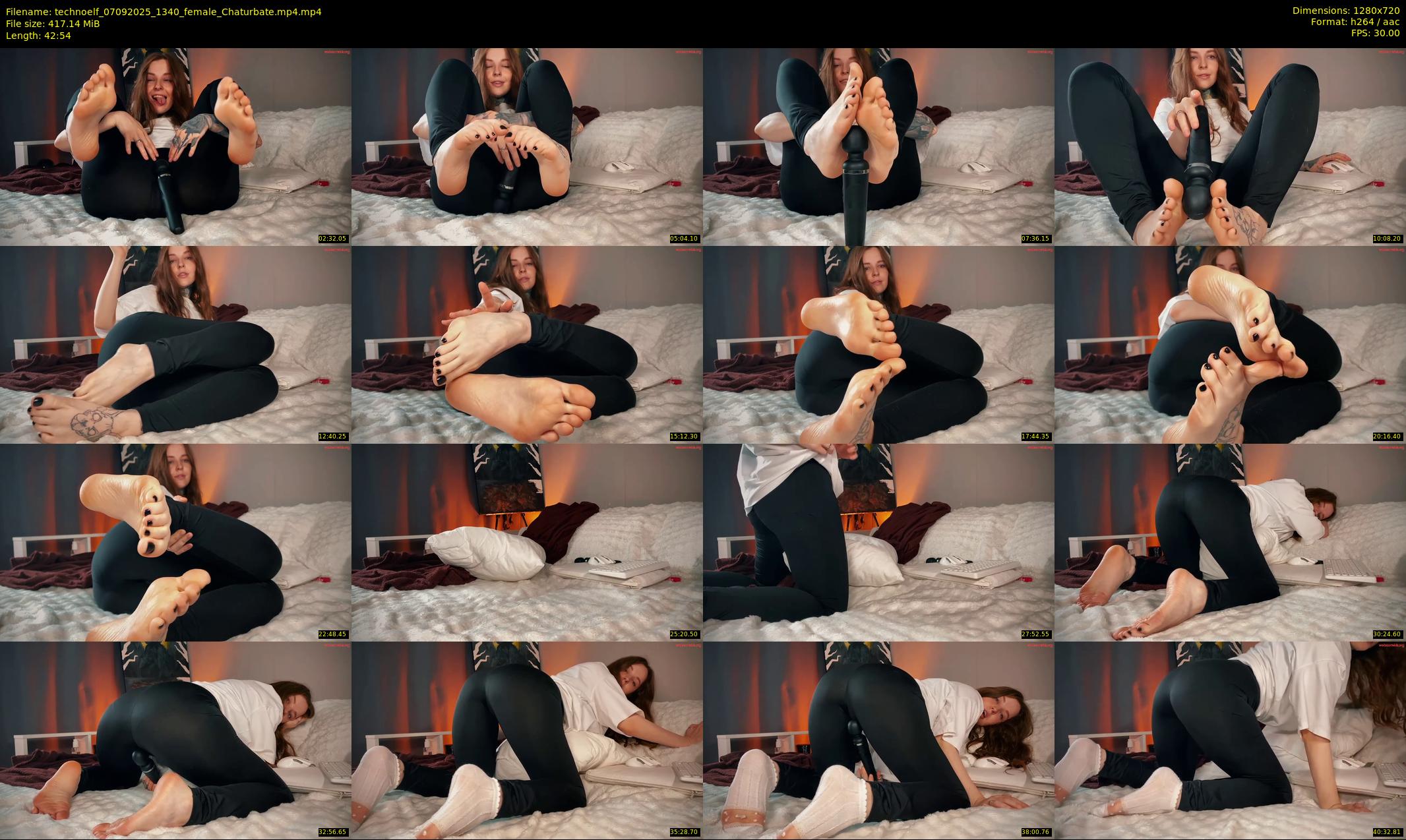 technoelf — 43 minute Chaturbate female cam show recording, 720p, Sep 7, 2025