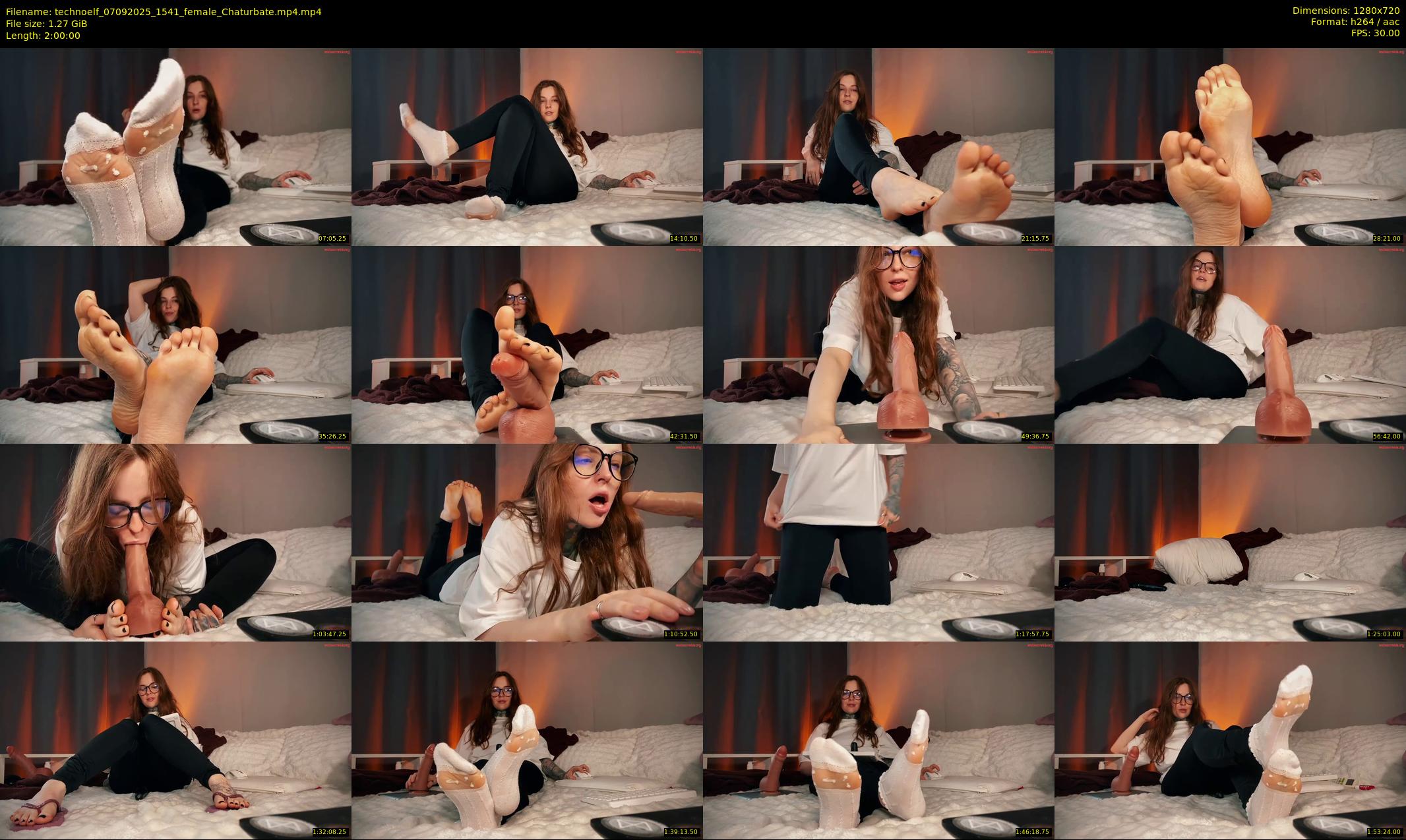 technoelf — 120 minute Chaturbate female cam show recording, 720p, Sep 7, 2025