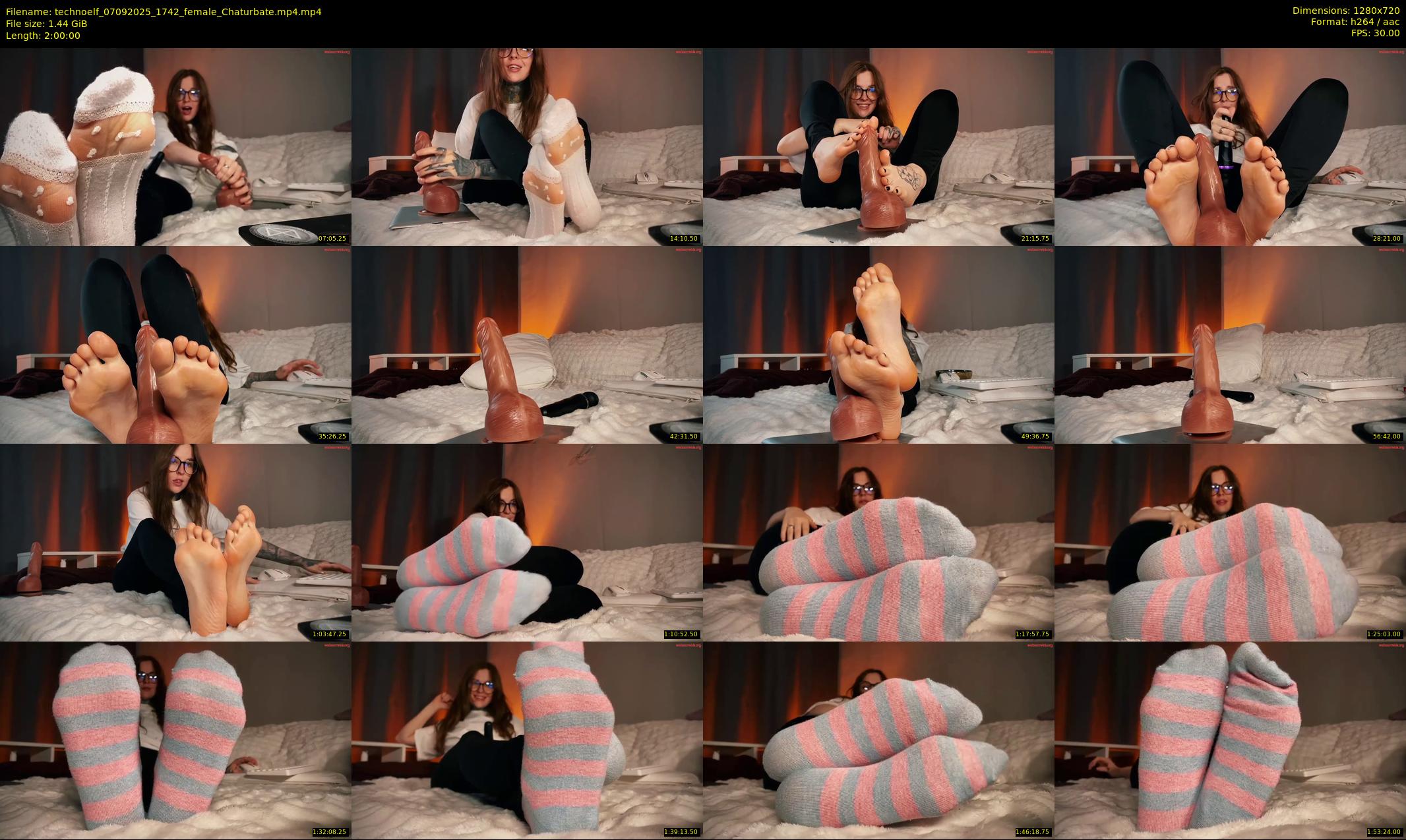technoelf — 120 minute Chaturbate female cam show recording, 720p, Sep 7, 2025