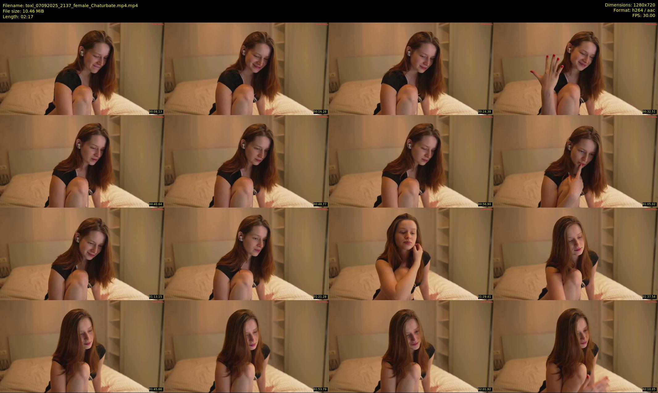 toxl — 3 minute Chaturbate female cam show recording, 720p, Sep 7, 2025