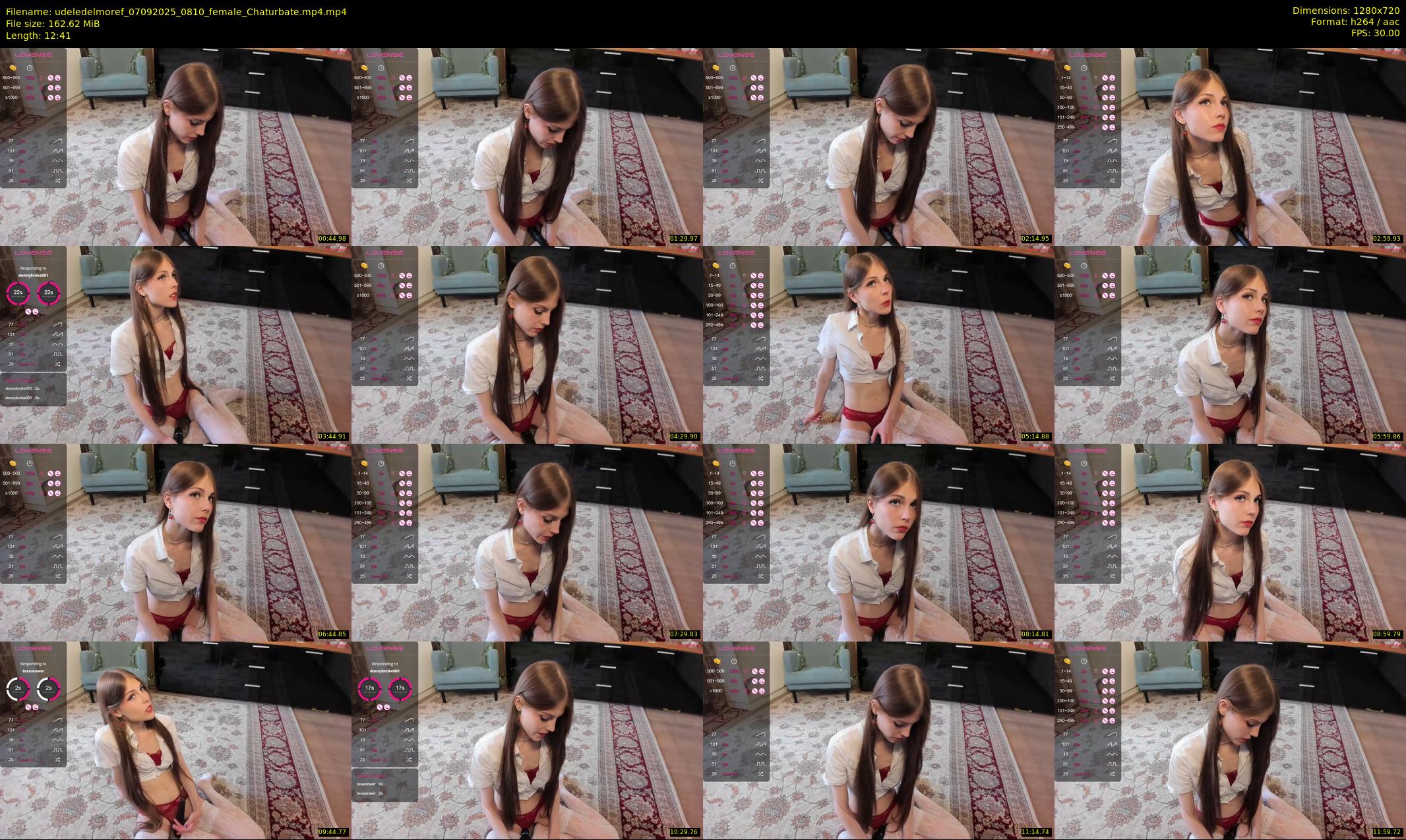 udeledelmoref — 13 minute Chaturbate female cam show recording, 720p, Sep 7, 2025