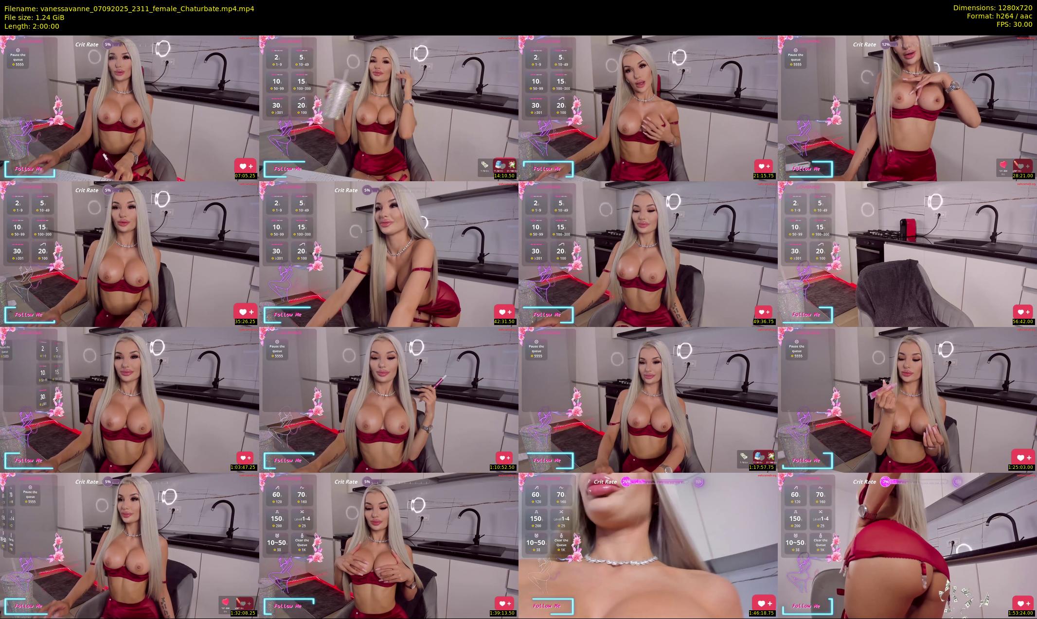 vanessavanne — 120 minute Chaturbate female cam show recording, 720p, Sep 7, 2025