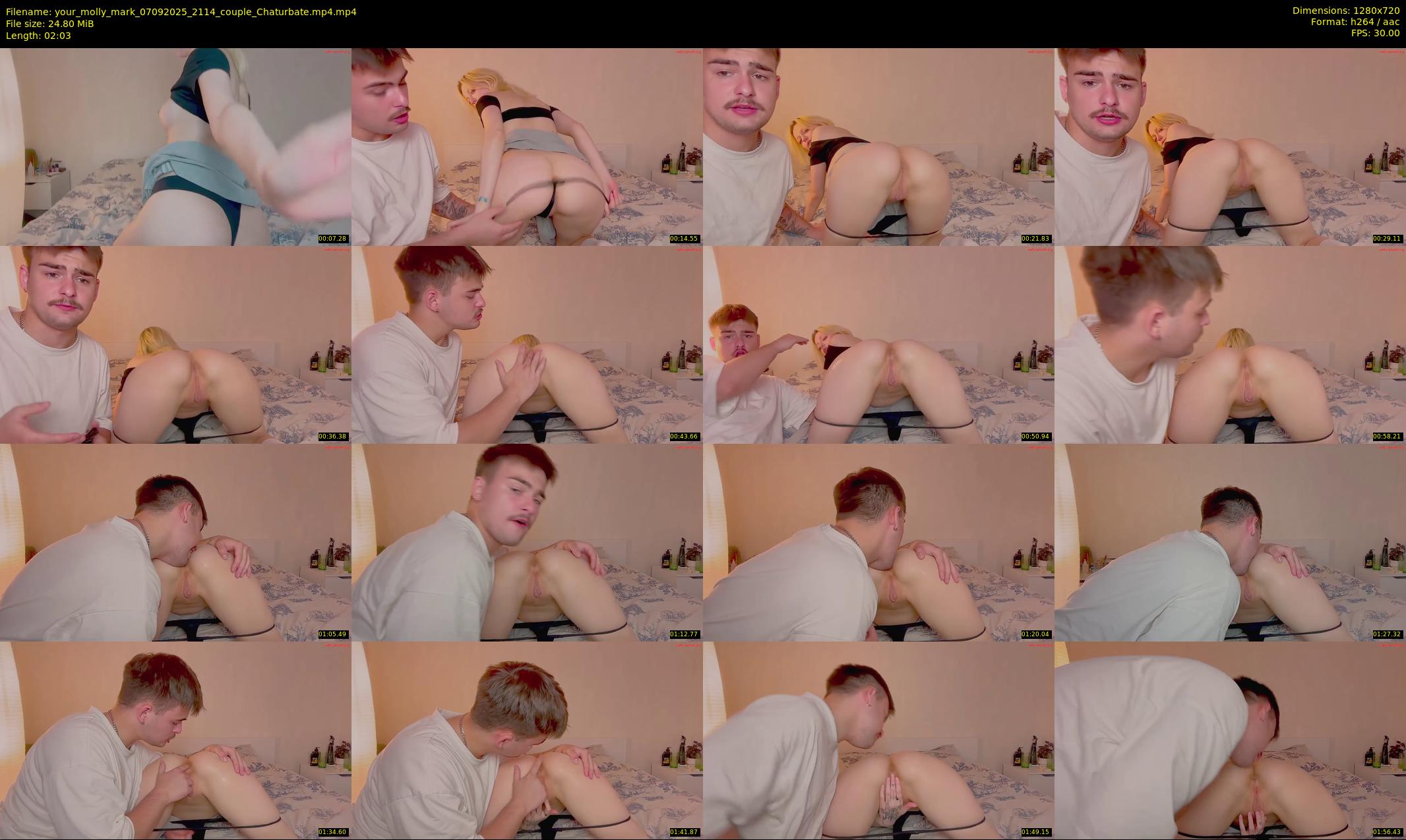your_molly_mark — 3 minute Chaturbate couple cam show recording, 720p, Sep 7, 2025
