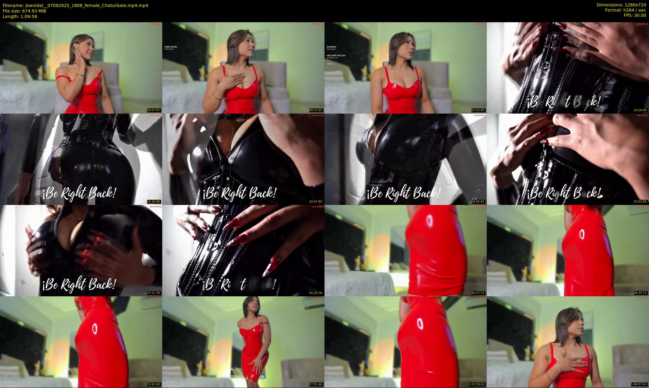 zoevidal_ — 70 minute Chaturbate female cam show recording, 720p, Sep 7, 2025