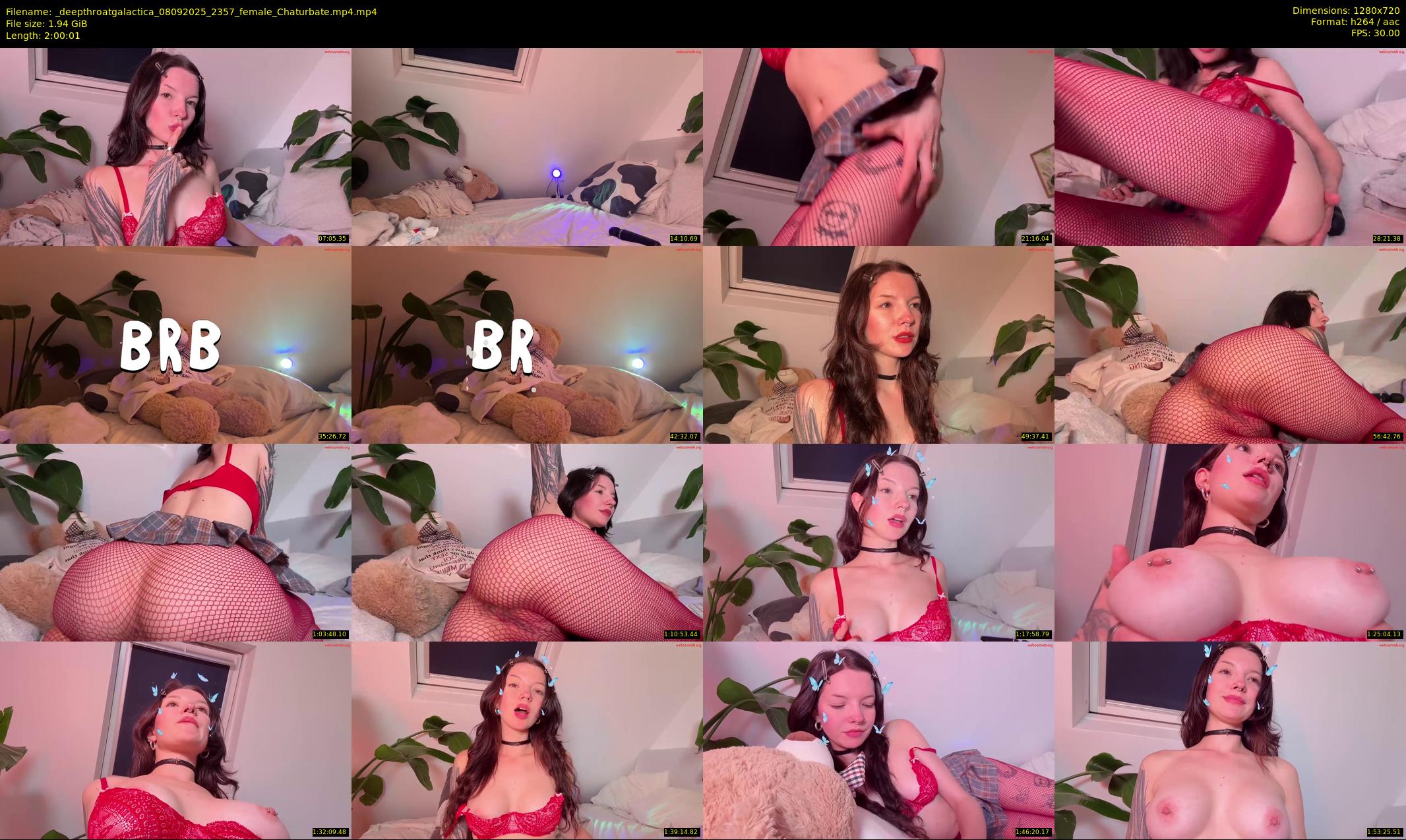 _deepthroatgalactica — 121 minute Chaturbate couple cam show recording, 720p, Sep 8, 2025