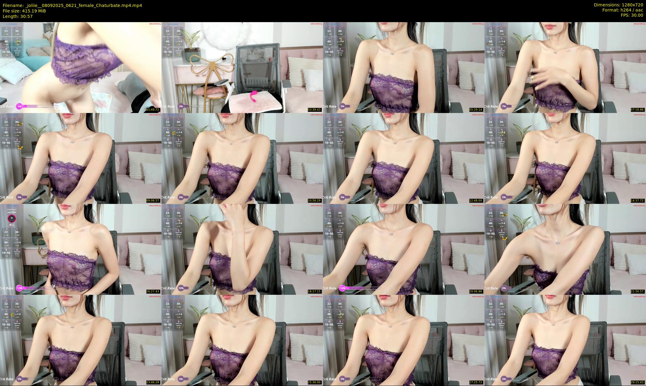 _joliie_ — 31 minute Chaturbate female cam show recording, 720p, Sep 8, 2025