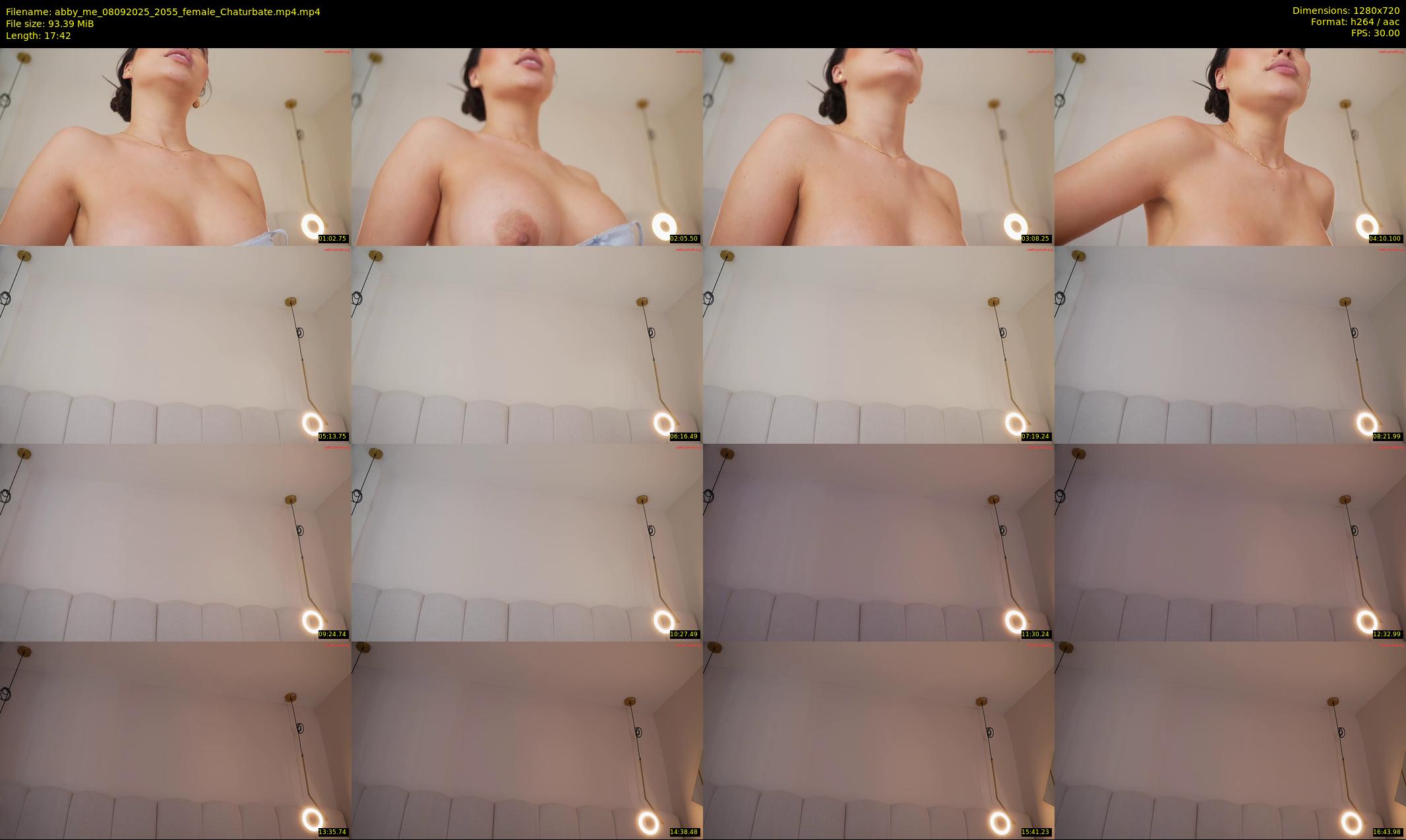 abby_me — 18 minute Chaturbate female cam show recording, 720p, Sep 8, 2025