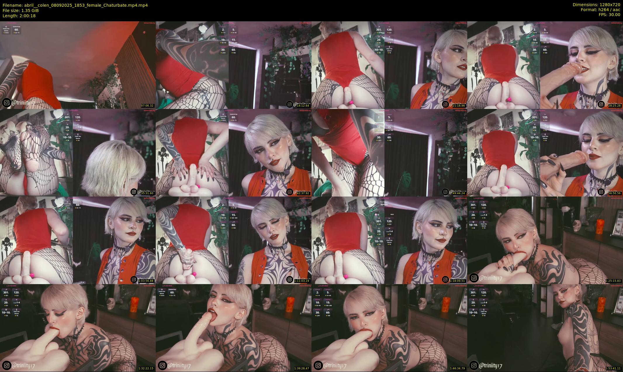 abril__colen — 121 minute Chaturbate female cam show recording, 720p, Sep 8, 2025