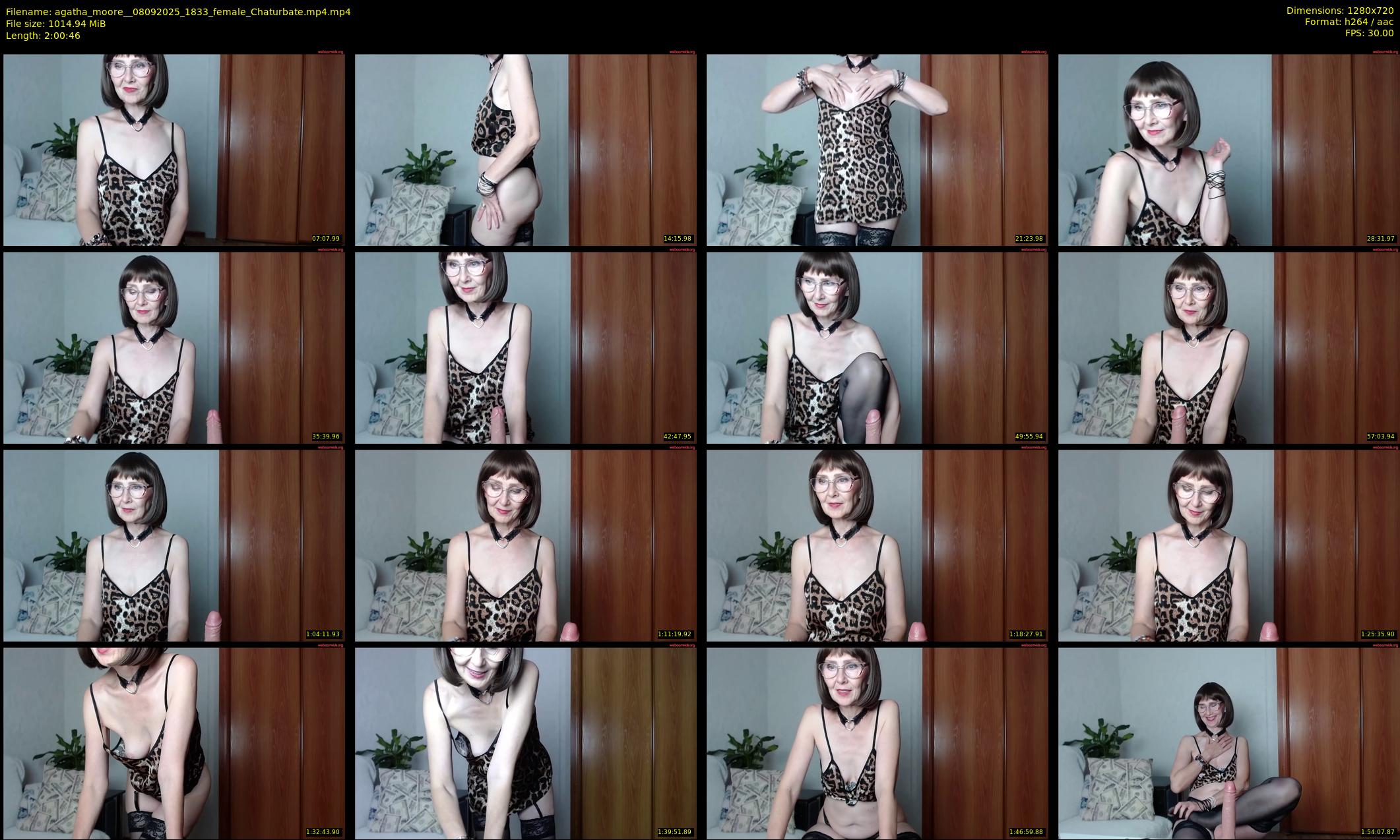 agatha_moore_ — 121 minute Chaturbate female cam show recording, 720p, Sep 8, 2025