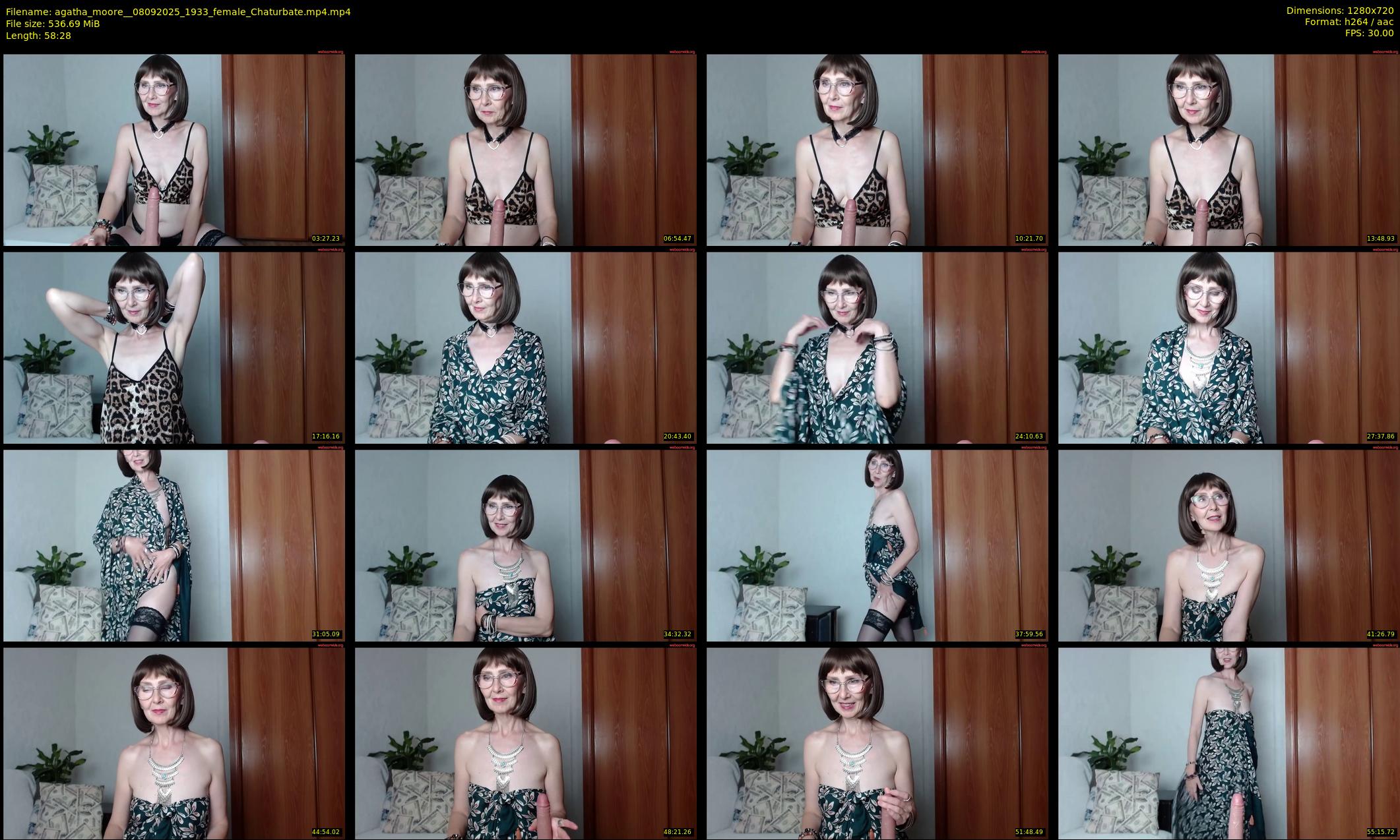 agatha_moore_ — 59 minute Chaturbate female cam show recording, 720p, Sep 8, 2025
