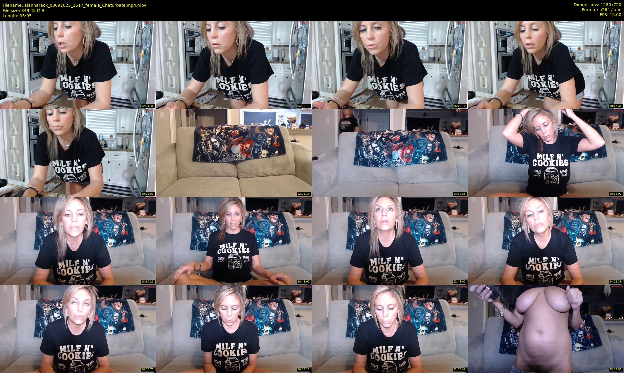 alannarack — 36 minute Chaturbate female cam show recording, 720p, Sep 8, 2025
