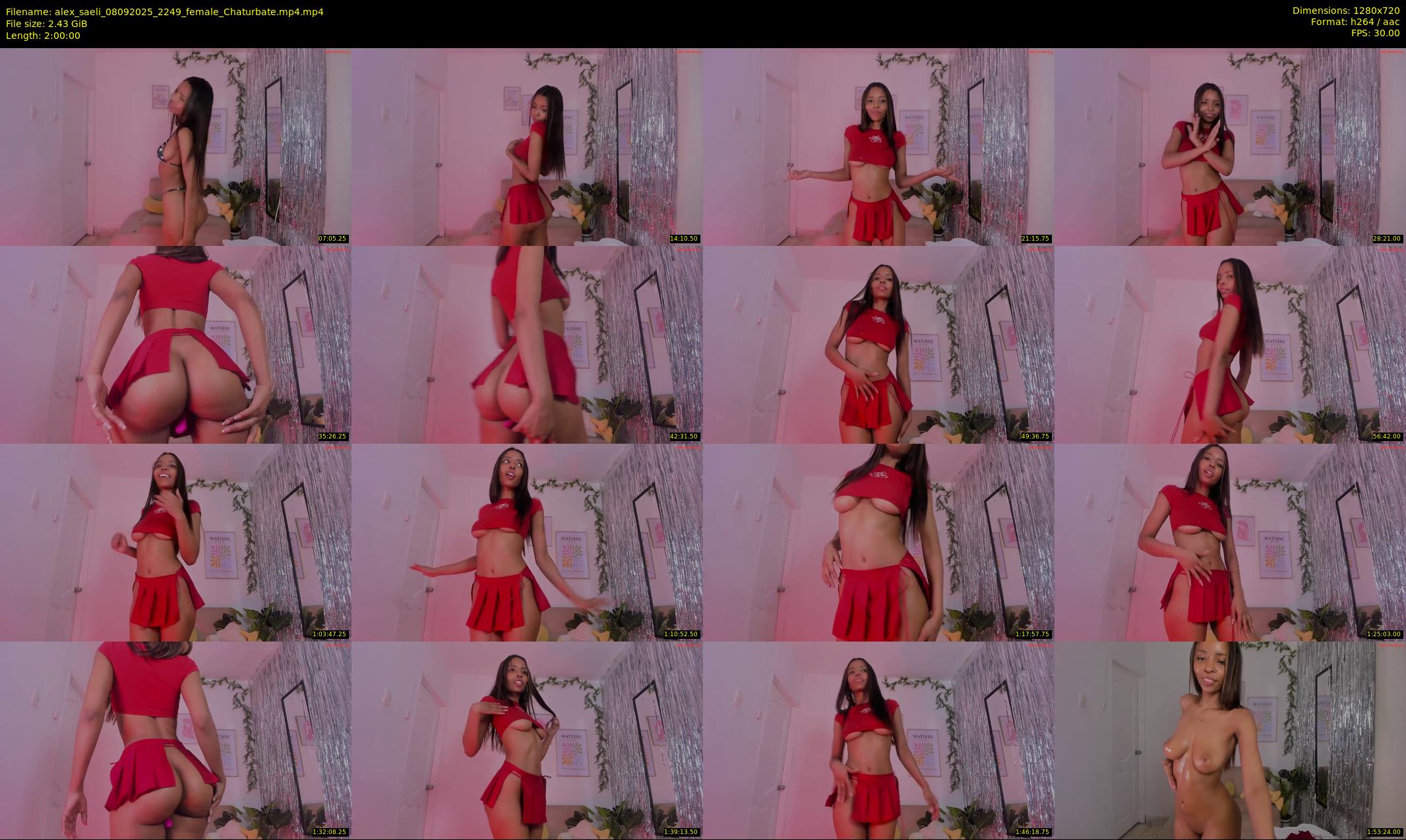 alex_saeli — 120 minute Chaturbate female cam show recording, 720p, Sep 8, 2025