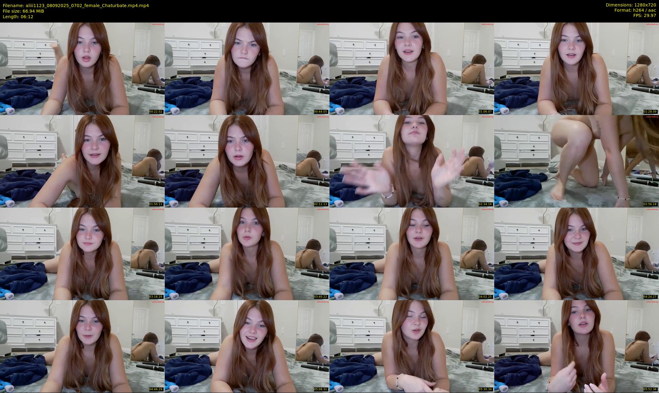 aliii1123 — 7 minute Chaturbate female cam show recording, 720p, Sep 8, 2025