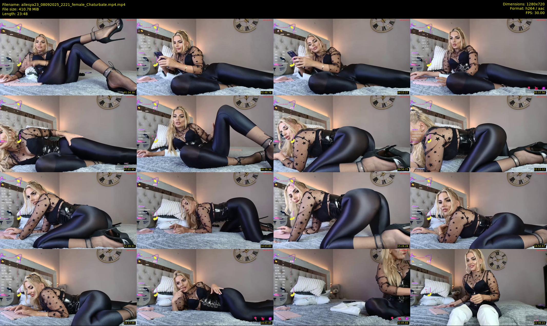 allesya23 — 24 minute Chaturbate female cam show recording, 720p, Sep 8, 2025