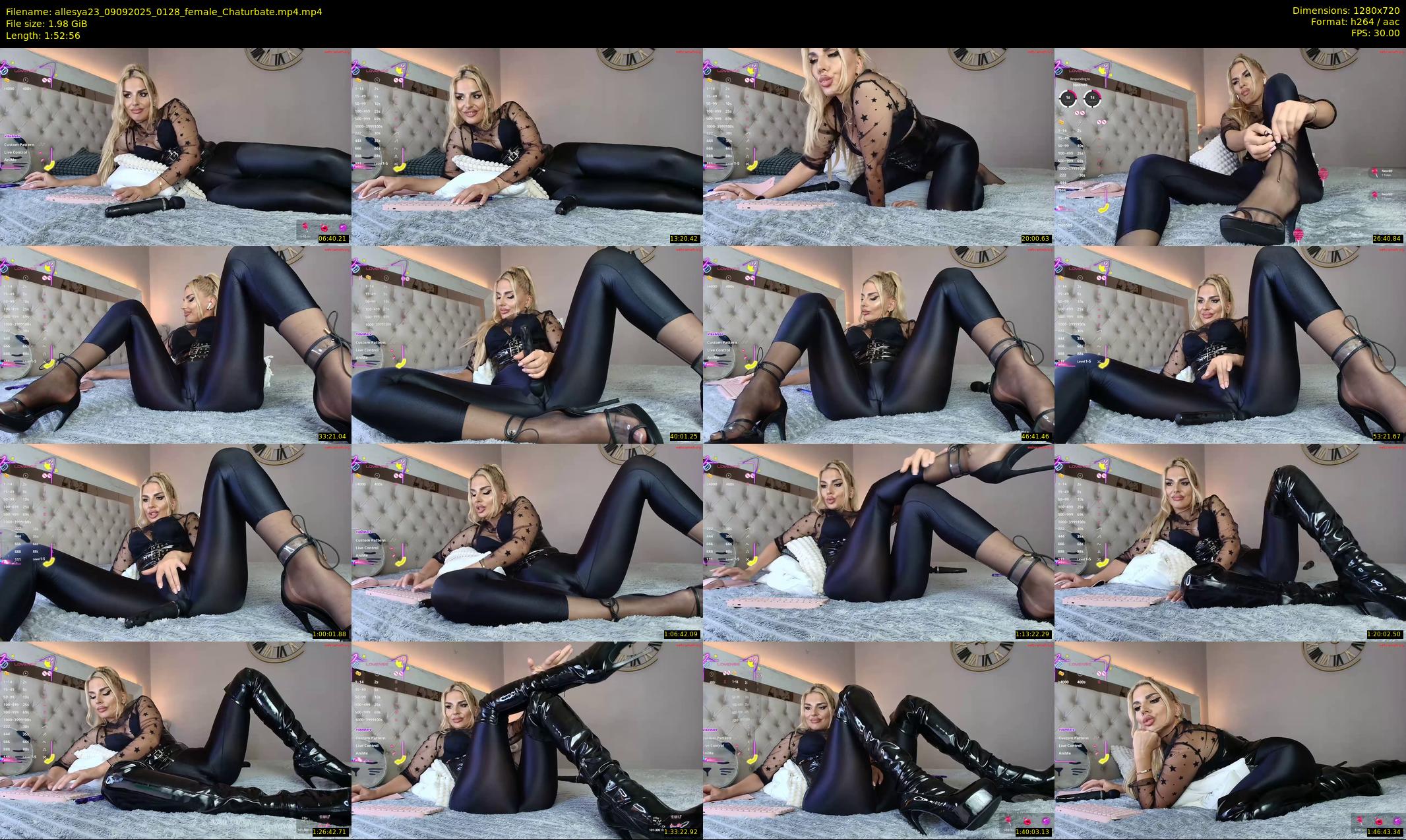 allesya23 — 113 minute Chaturbate female cam show recording, 720p, Sep 9, 2025