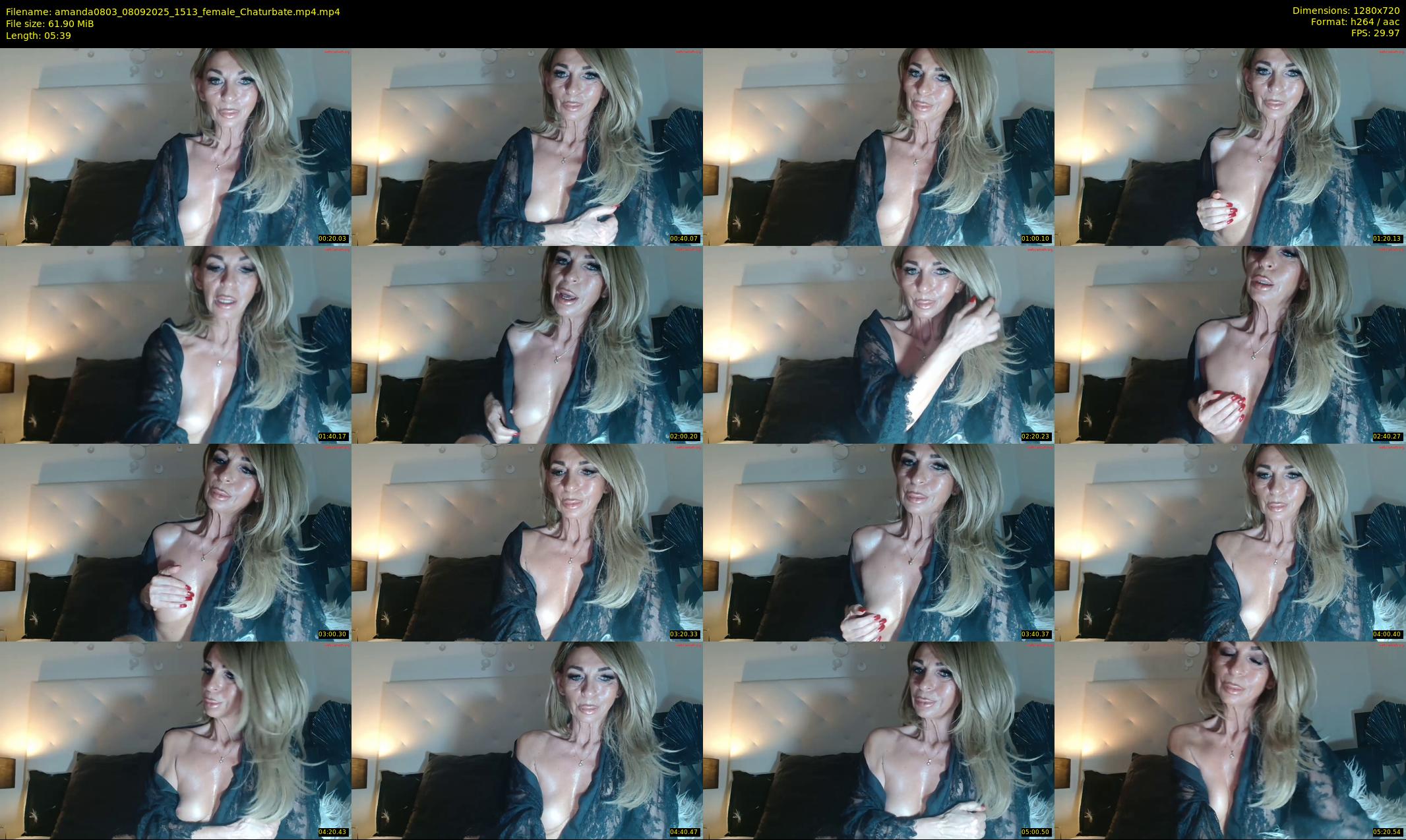amanda0803 — 6 minute Chaturbate female cam show recording, 720p, Sep 8, 2025