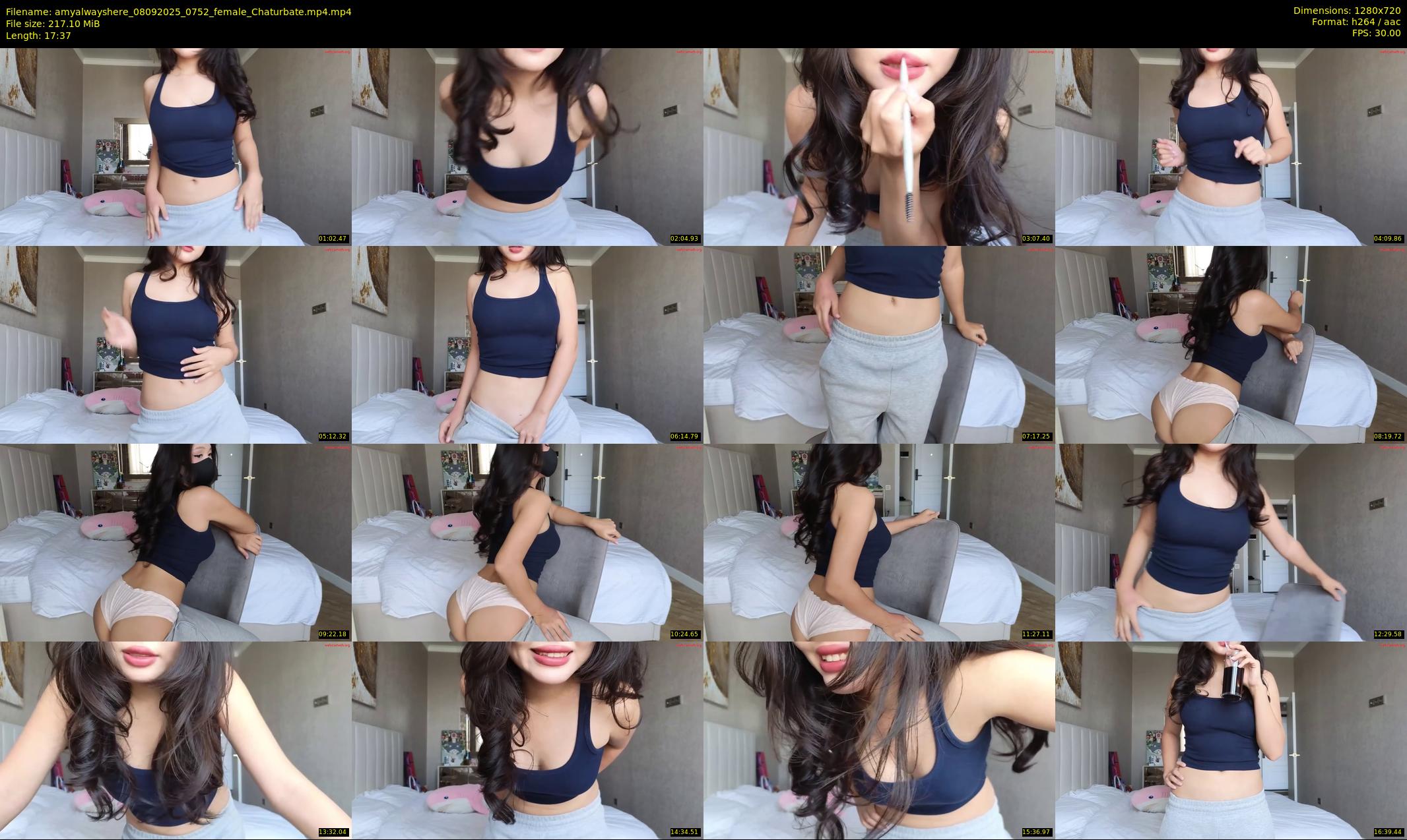 amyalwayshere — 18 minute Chaturbate female cam show recording, 720p, Sep 8, 2025