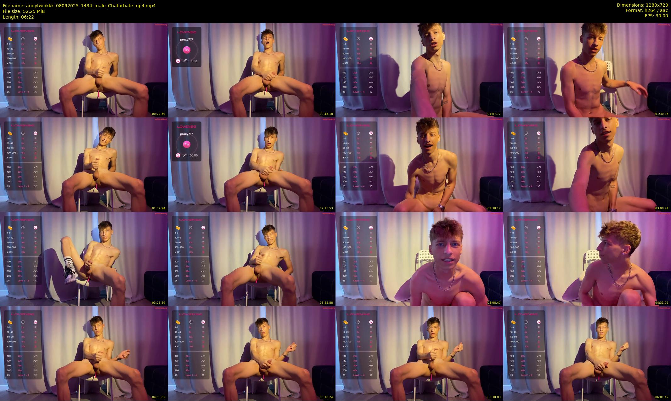 andytwinkkk — 7 minute Chaturbate male cam show recording, 720p, Sep 8, 2025