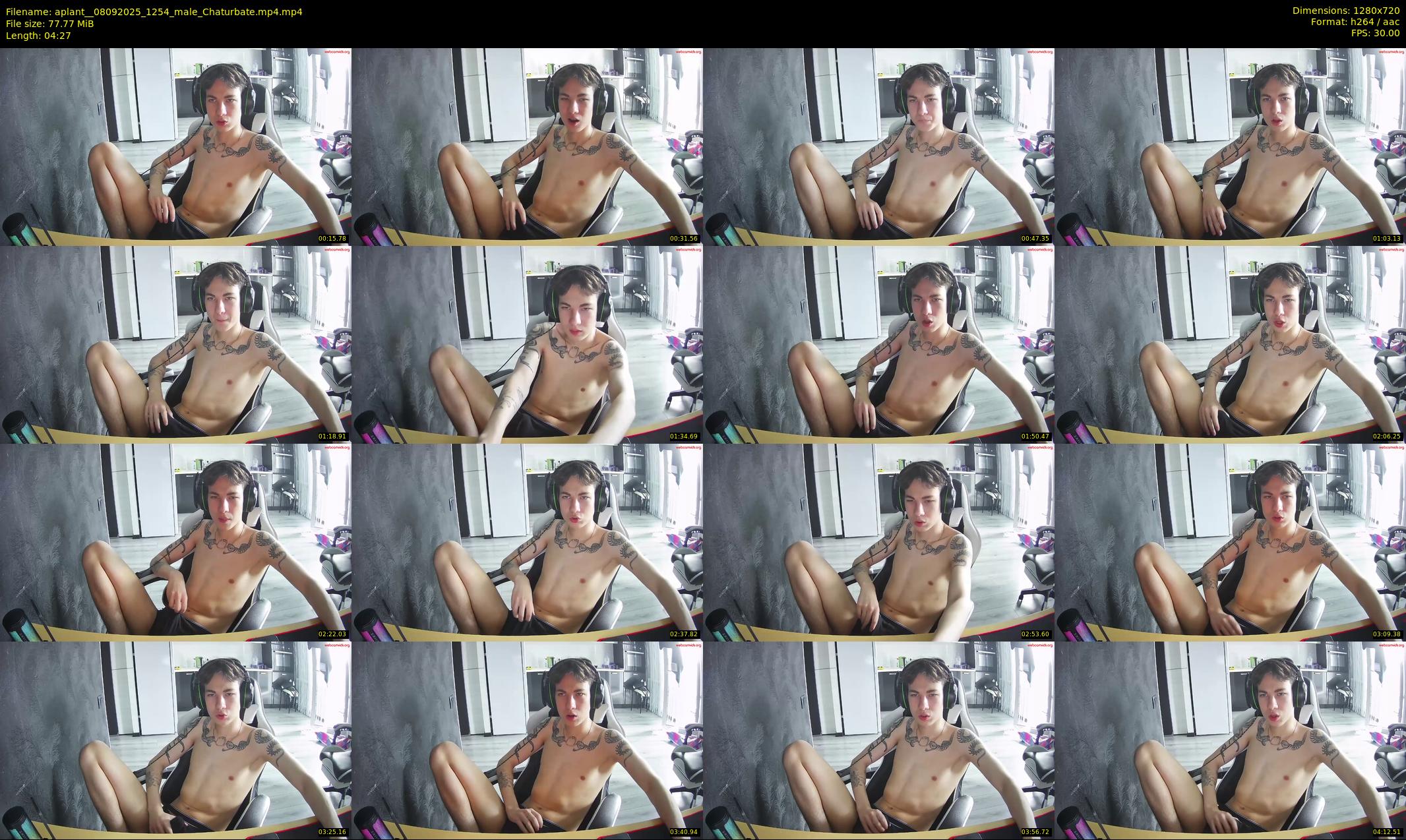 aplant_ — 5 minute Chaturbate male cam show recording, 720p, Sep 8, 2025
