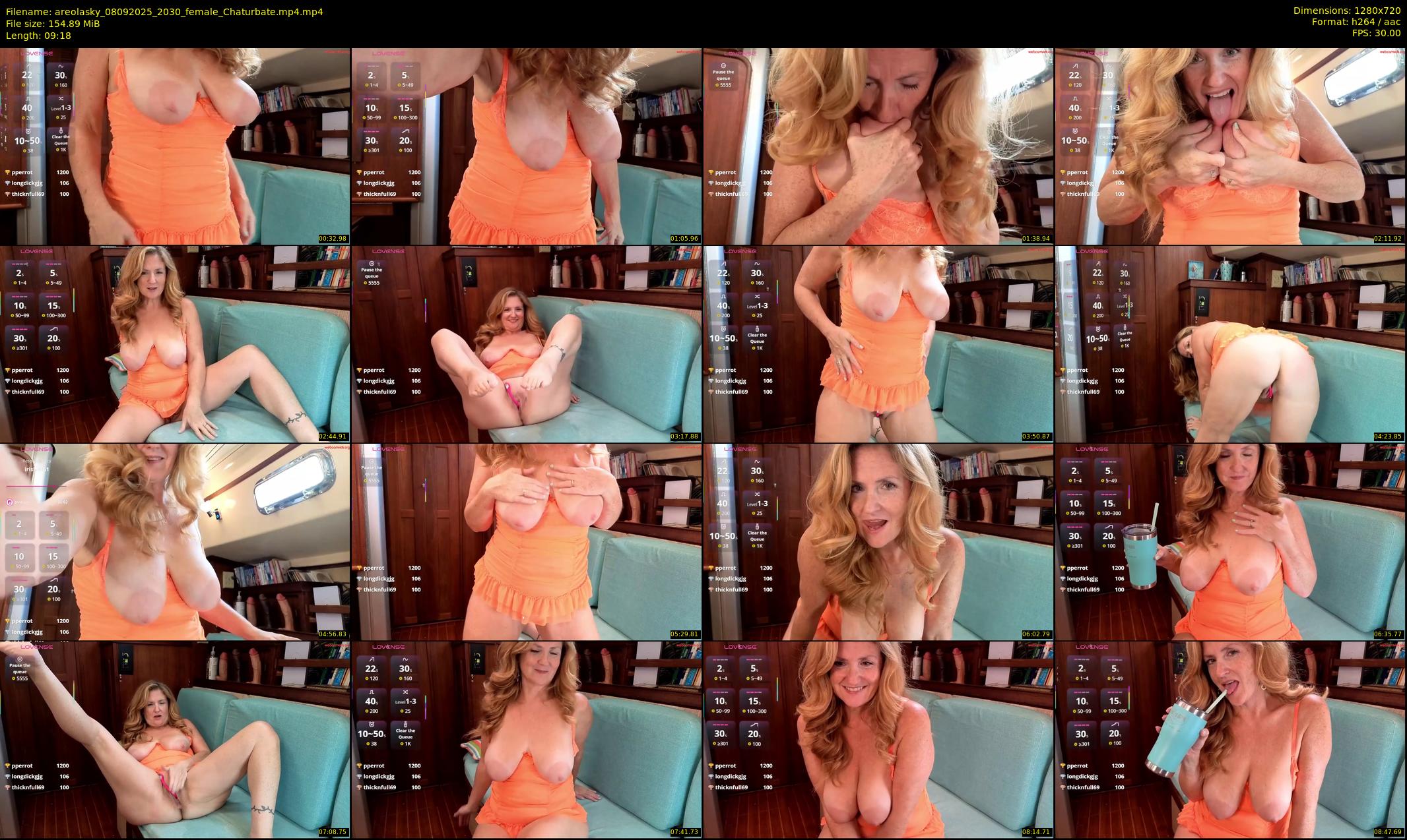 areolasky — 10 minute Chaturbate female cam show recording, 720p, Sep 8, 2025
