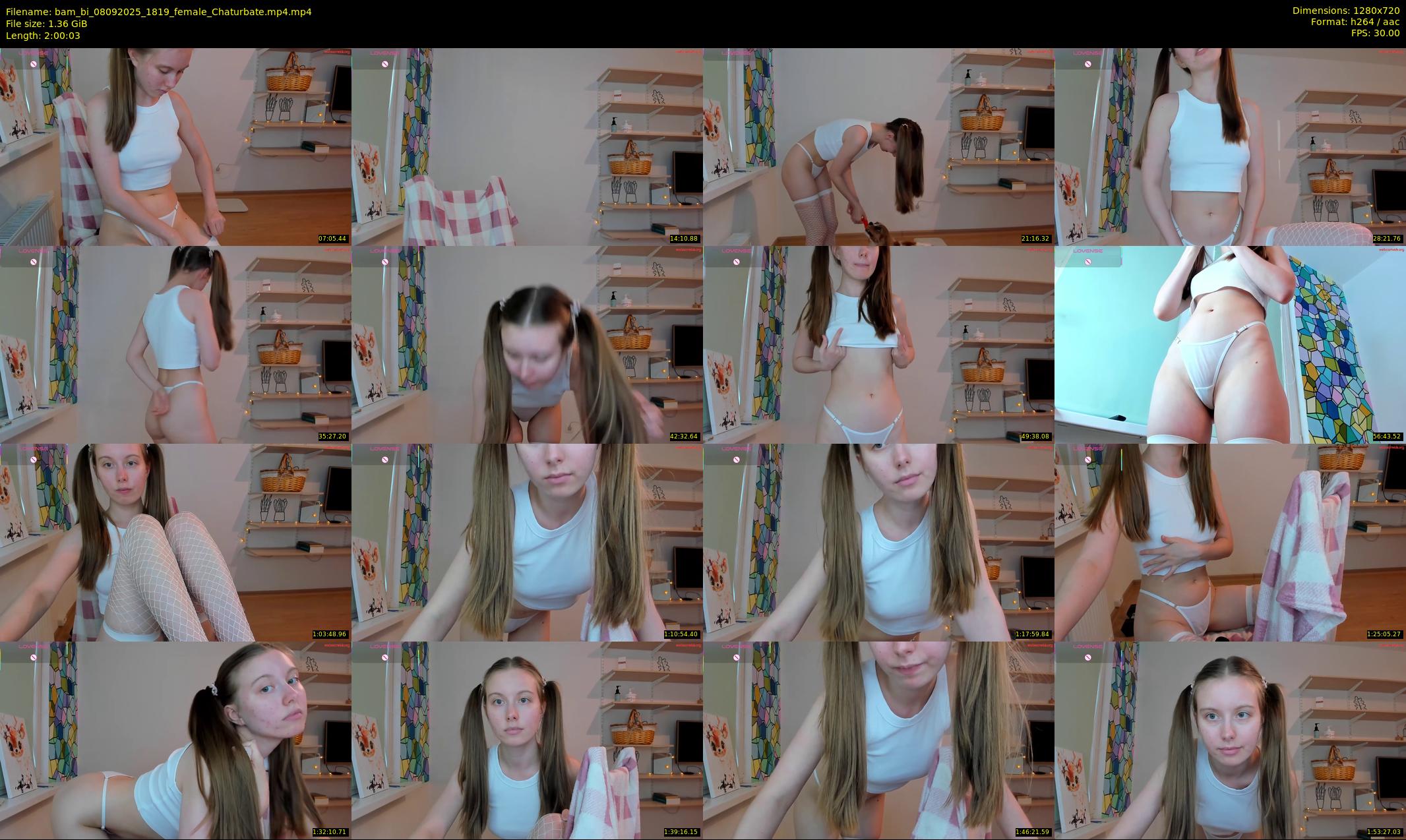 bam_bi — 121 minute Chaturbate female cam show recording, 720p, Sep 8, 2025