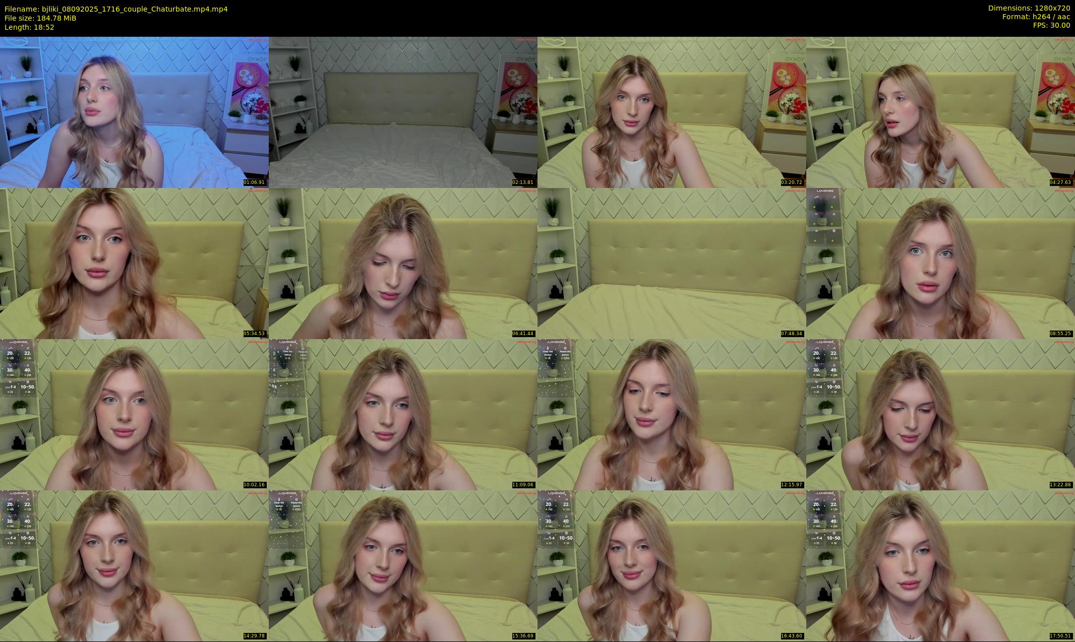 bjliki — 19 minute Chaturbate couple cam show recording, 720p, Sep 8, 2025