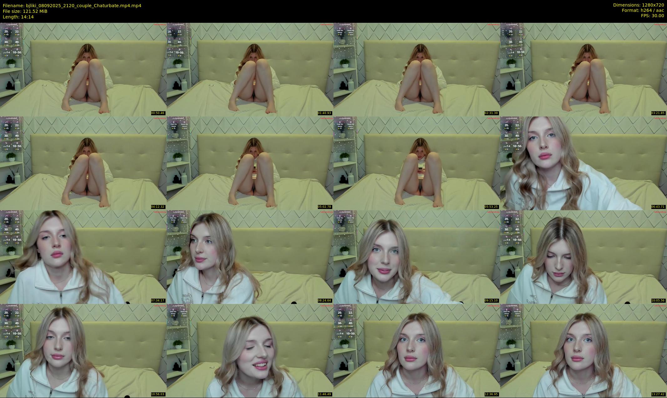 bjliki — 15 minute Chaturbate couple cam show recording, 720p, Sep 8, 2025