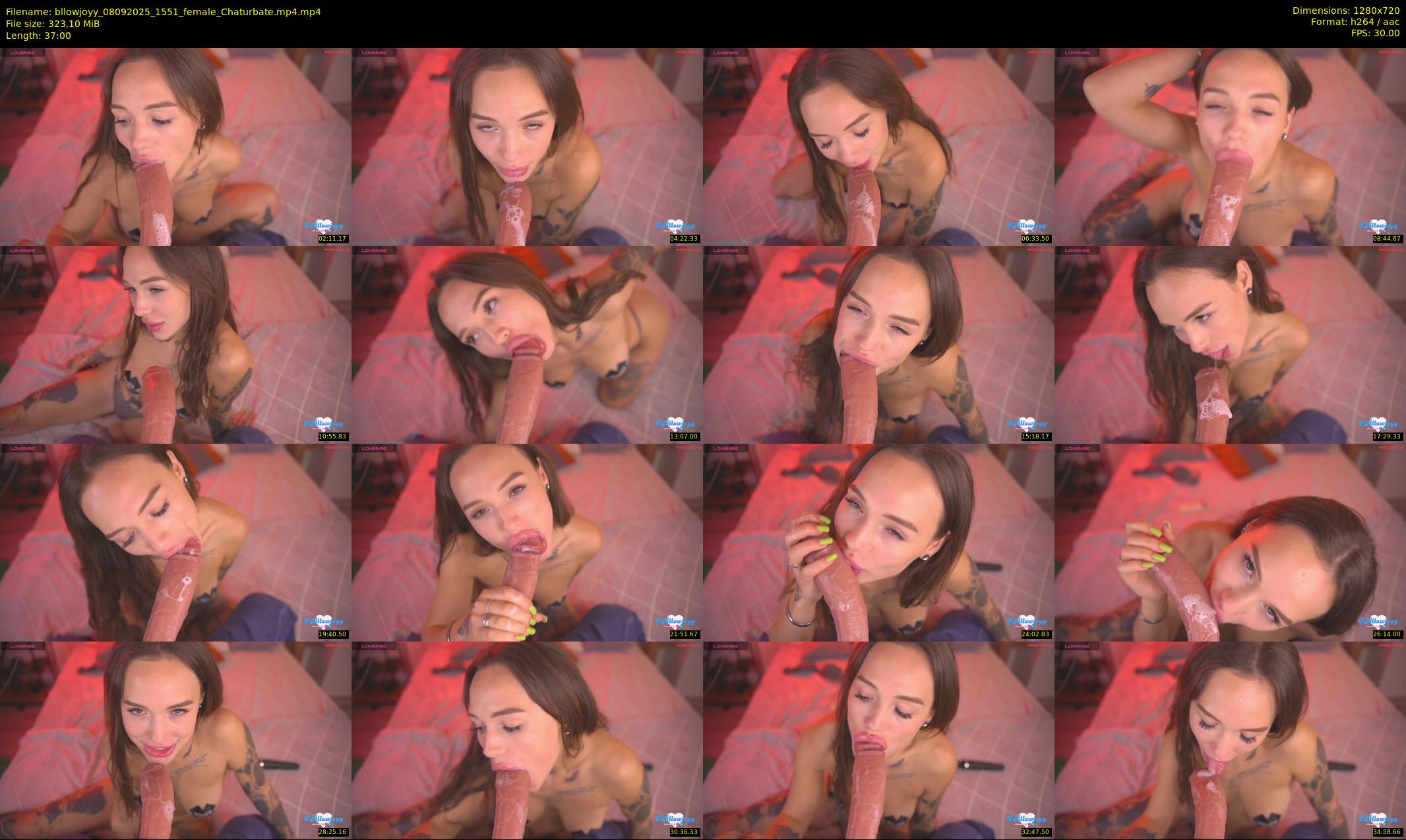 bllowjoyy — 37 minute Chaturbate female cam show recording, 720p, Sep 8, 2025