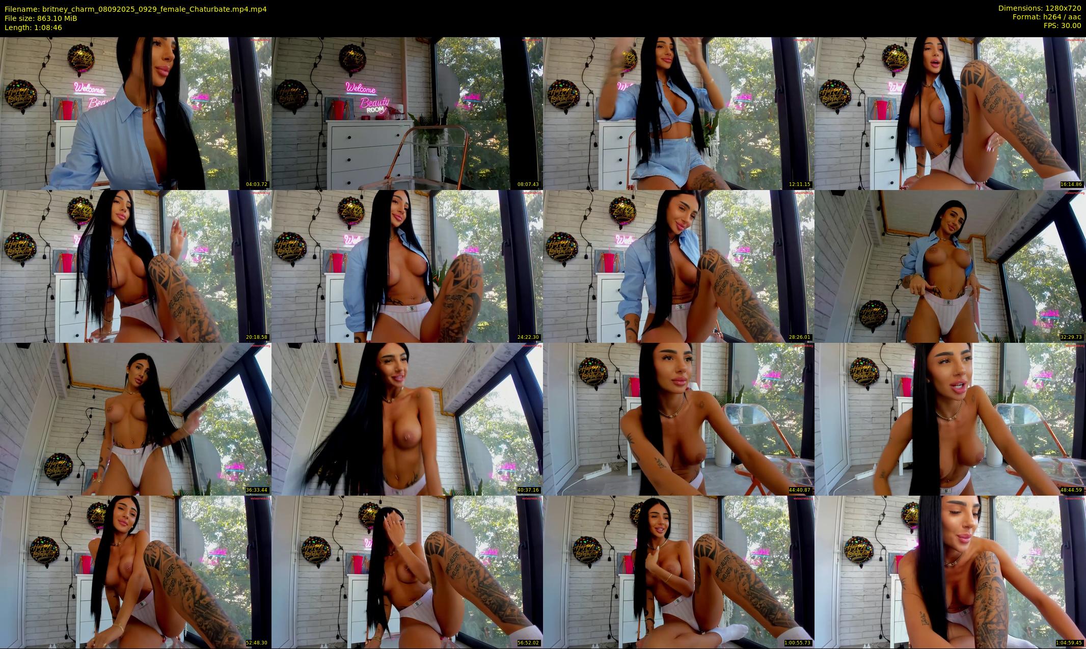 britney_charm — 69 minute Chaturbate female cam show recording, 720p, Sep 8, 2025