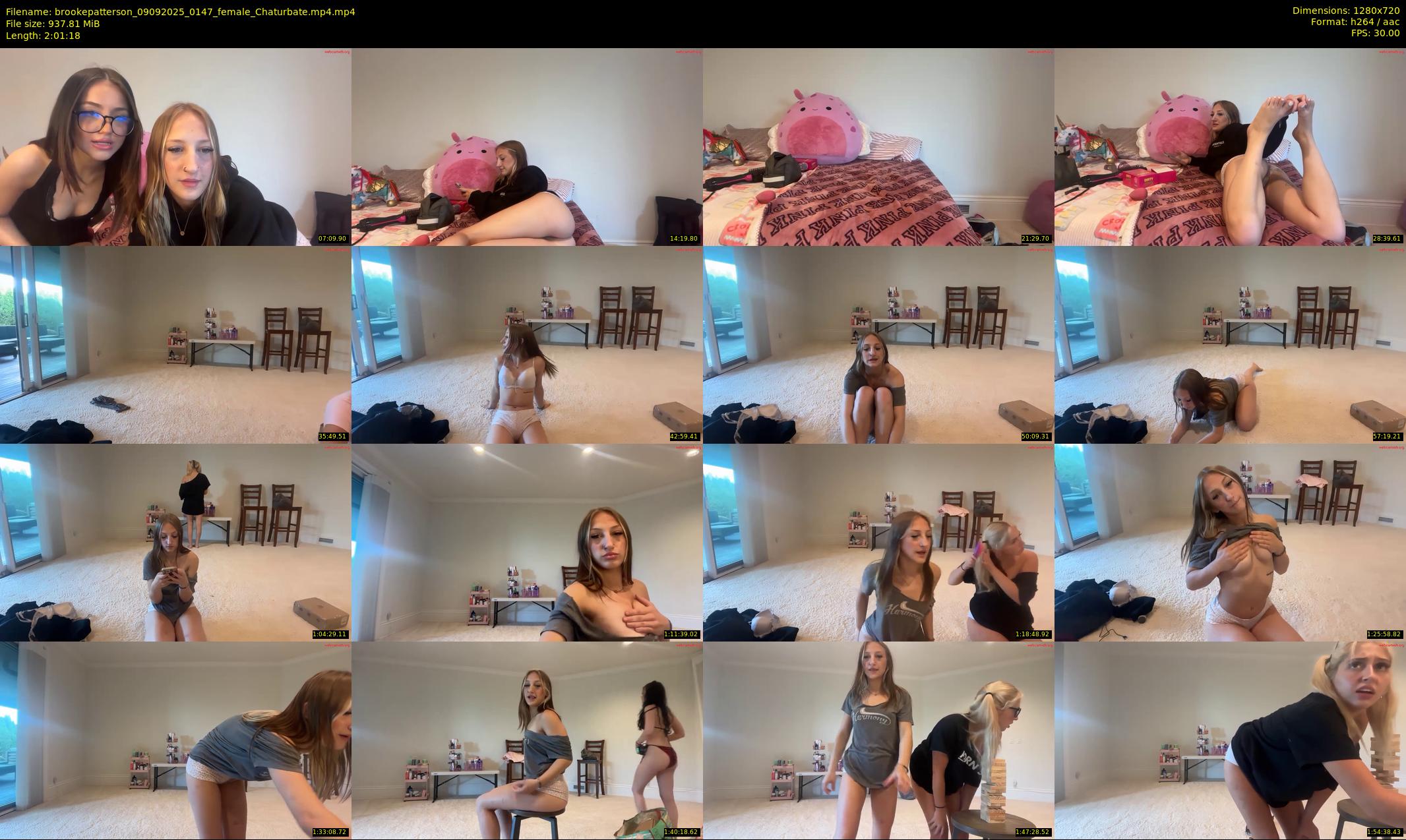 brookepatterson — 122 minute Chaturbate female cam show recording, 720p, Sep 9, 2025