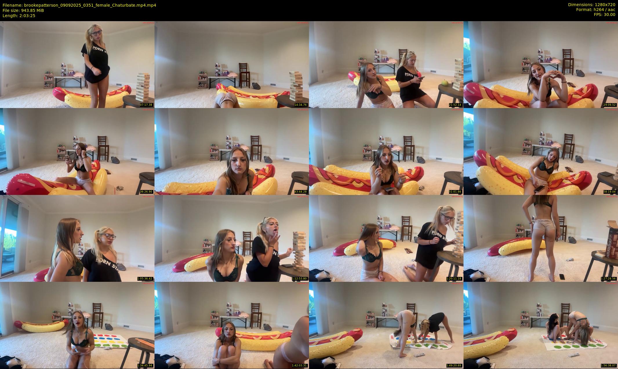 brookepatterson — 124 minute Chaturbate female cam show recording, 720p, Sep 9, 2025