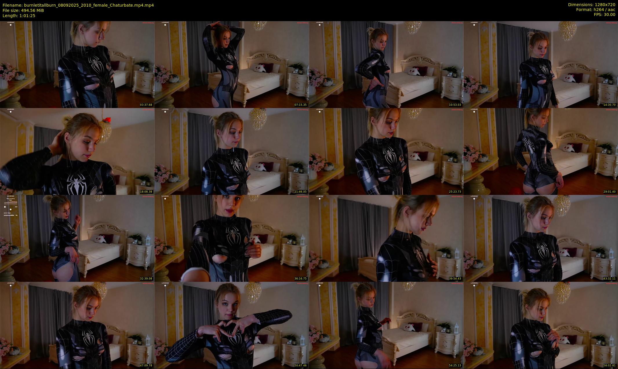 burnletitallburn — 62 minute Chaturbate female cam show recording, 720p, Sep 8, 2025