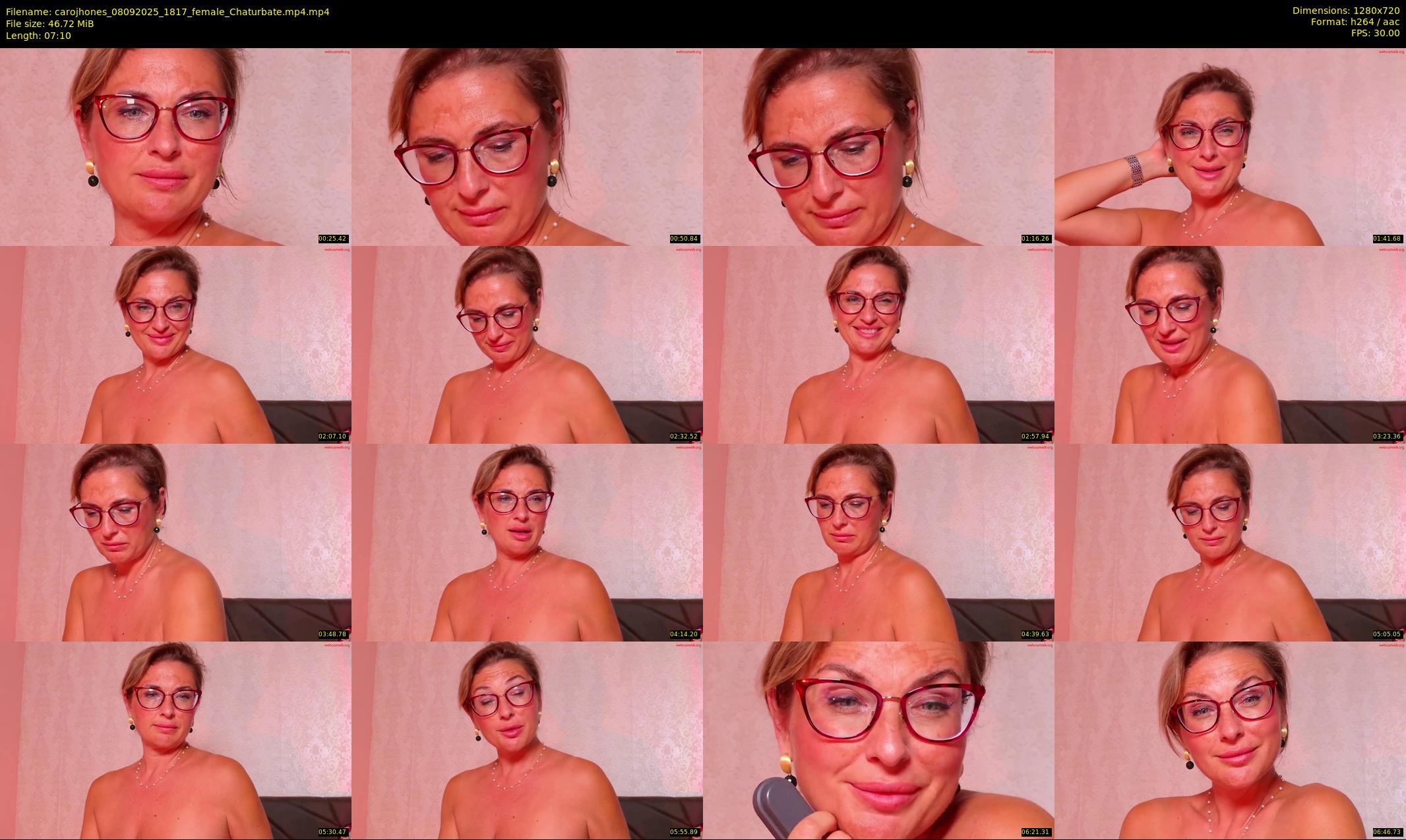 carojhones — 8 minute Chaturbate female cam show recording, 720p, Sep 8, 2025