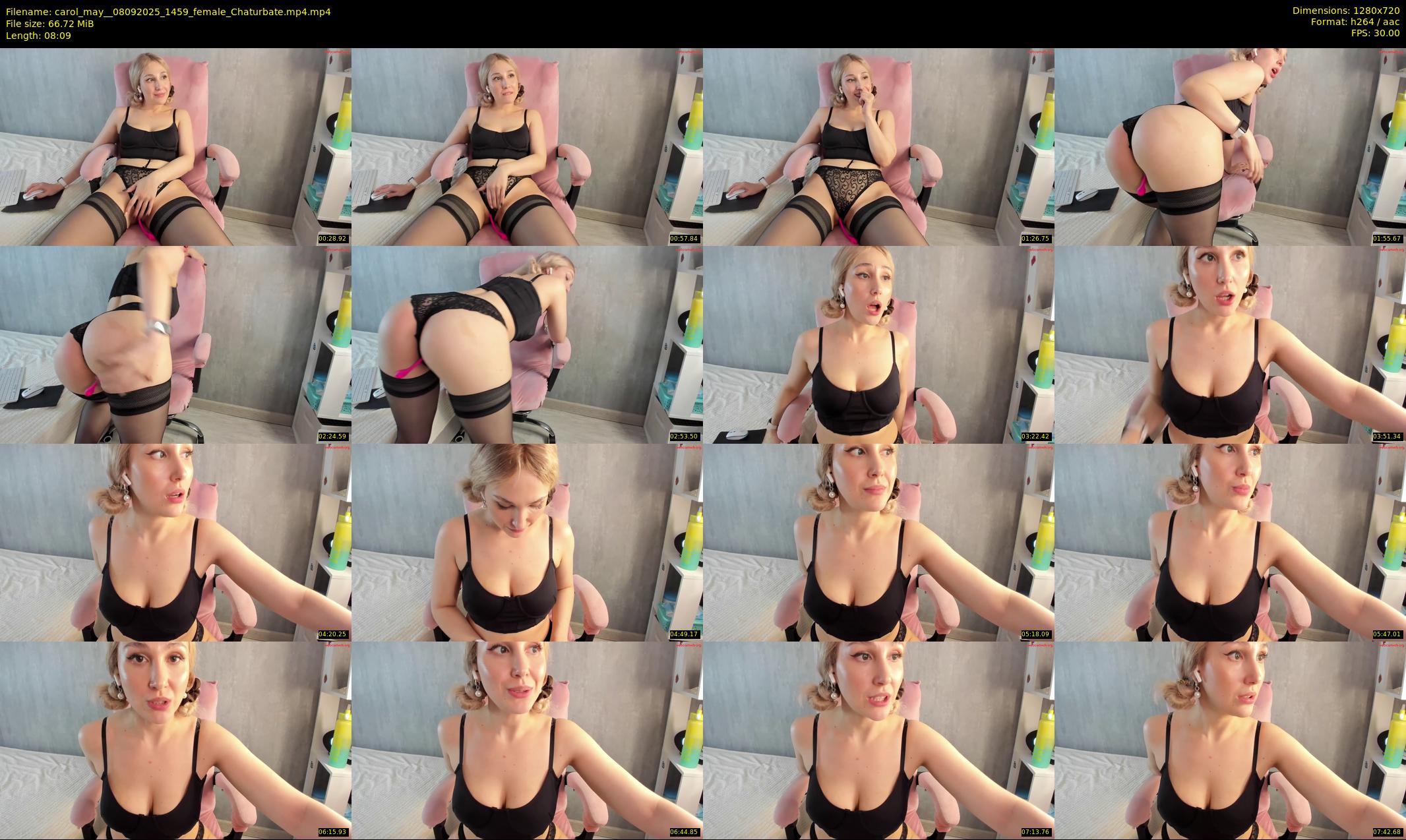 carol_may_ — 9 minute Chaturbate female cam show recording, 720p, Sep 8, 2025