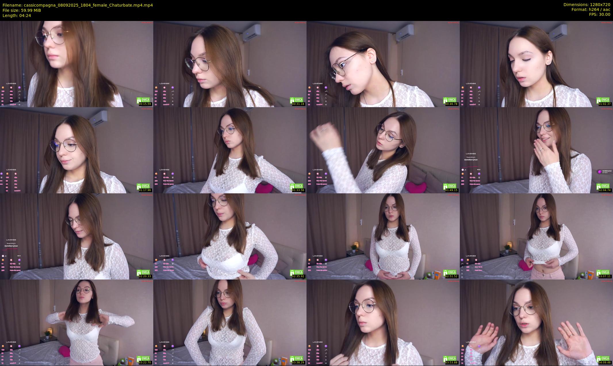 cassicompagna — 5 minute Chaturbate female cam show recording, 720p, Sep 8, 2025