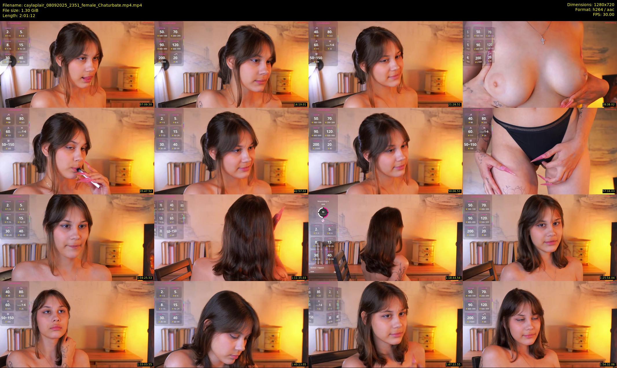 caylaplair — 122 minute Chaturbate female cam show recording, 720p, Sep 8, 2025
