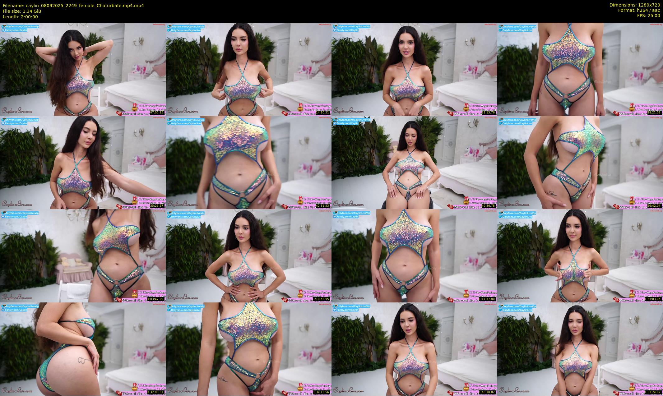 caylin — 120 minute Chaturbate female cam show recording, 720p, Sep 8, 2025