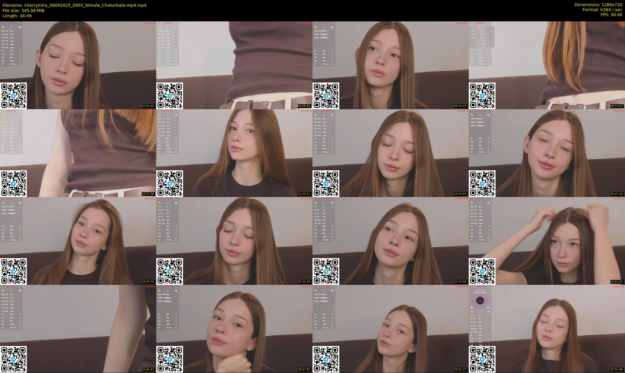 cherrymira — 35 minute Chaturbate female cam show recording, 720p, Sep 8, 2025