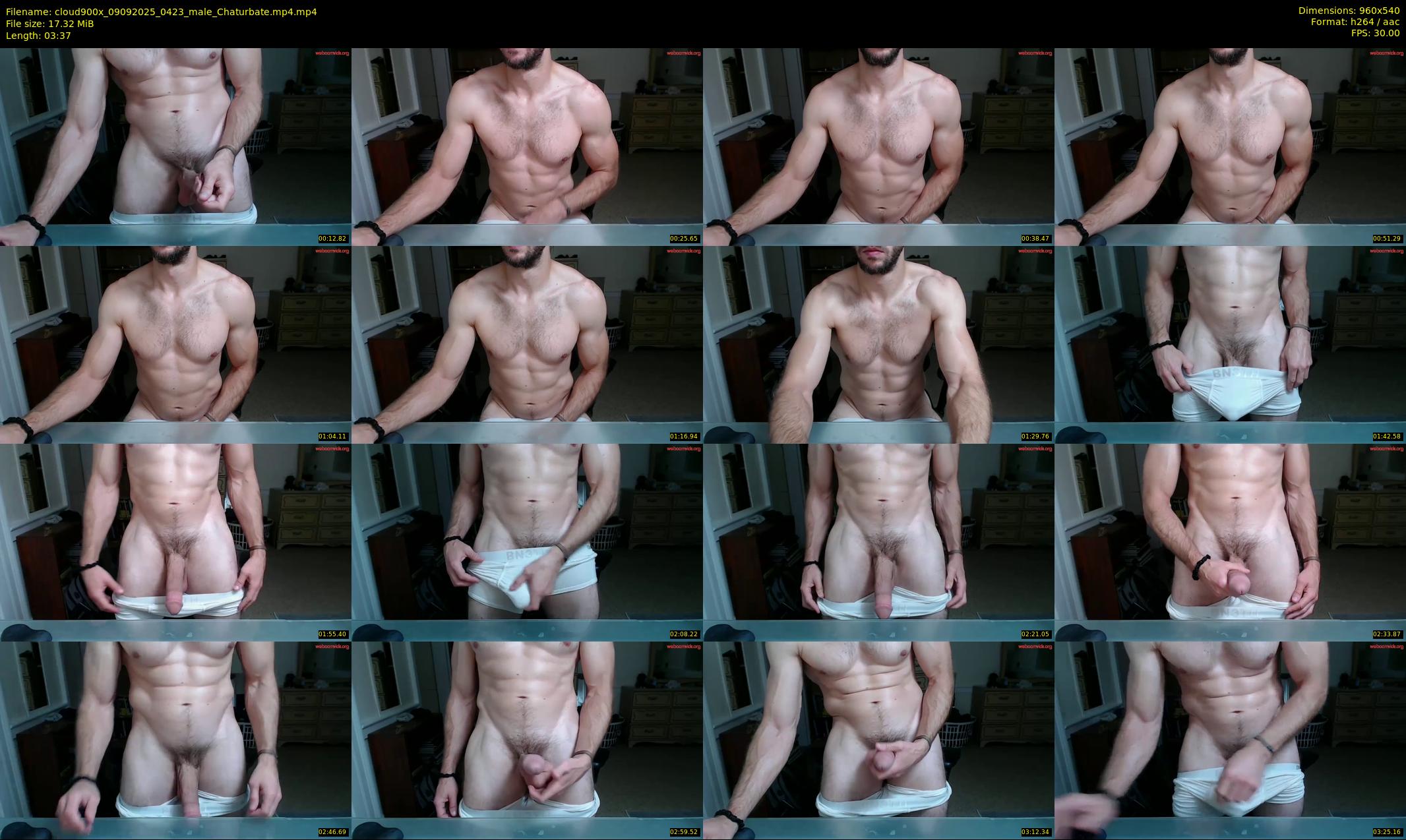 cloud900x — 4 minute Chaturbate male cam show recording, 480p, Sep 9, 2025