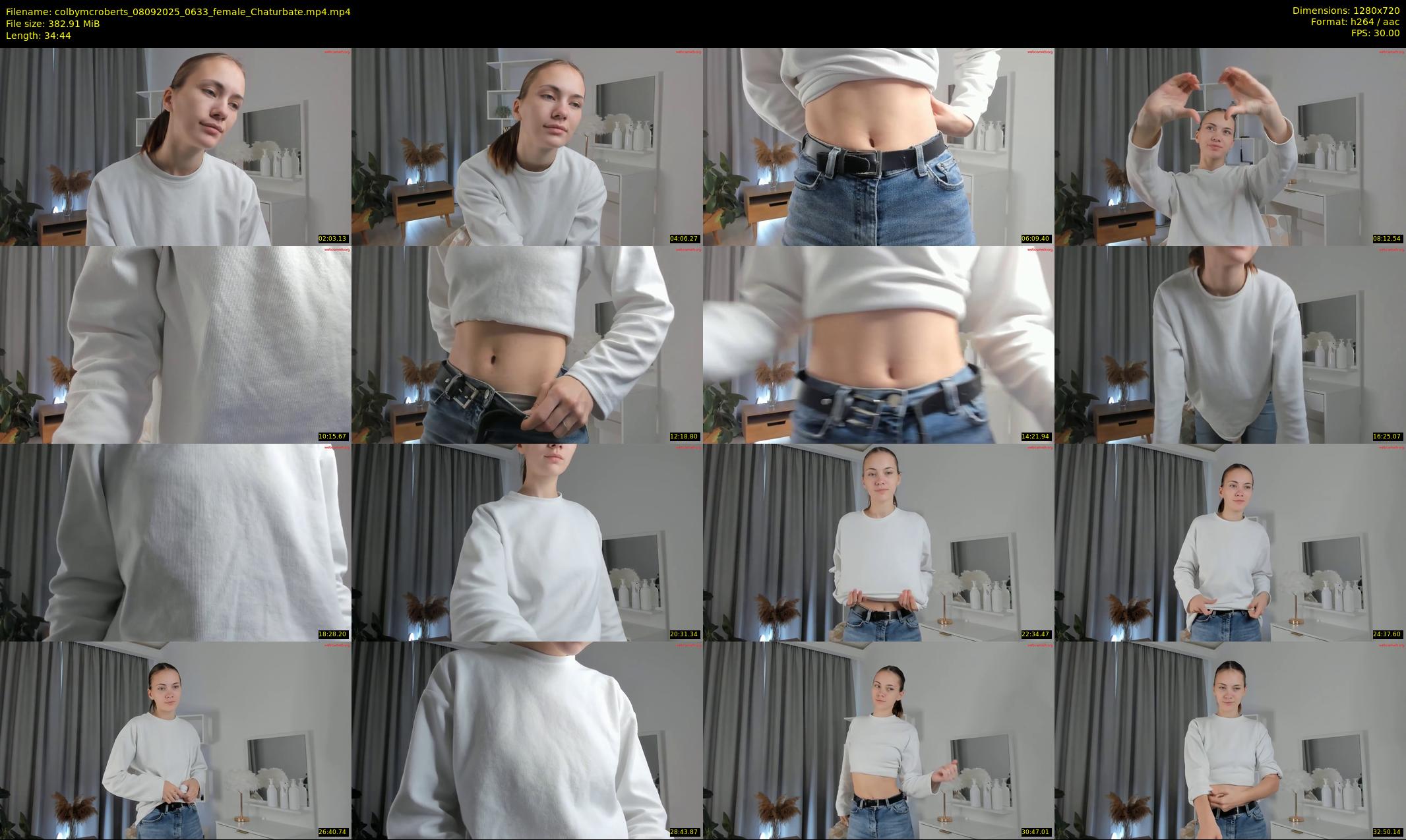 colbymcroberts — 35 minute Chaturbate female cam show recording, 720p, Sep 8, 2025
